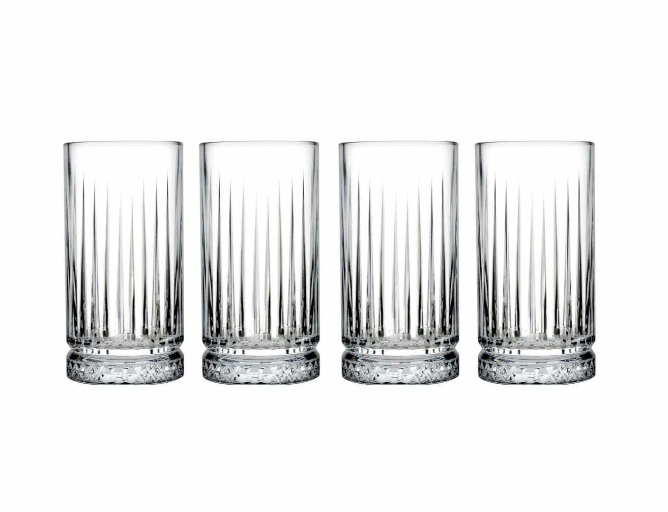 Pasabahce Скло-Set Elysia 520125, Glas, Glas im Retro-Design, Limonade, Säfte oder Wasser, Келихи для коктейлів