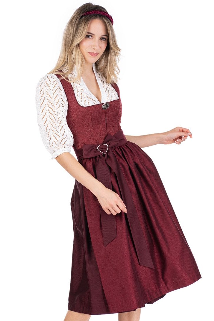 MarJo Dirndl Midi Dirndl 2tlg. - INZERSDORF - granatapfel günstig online kaufen