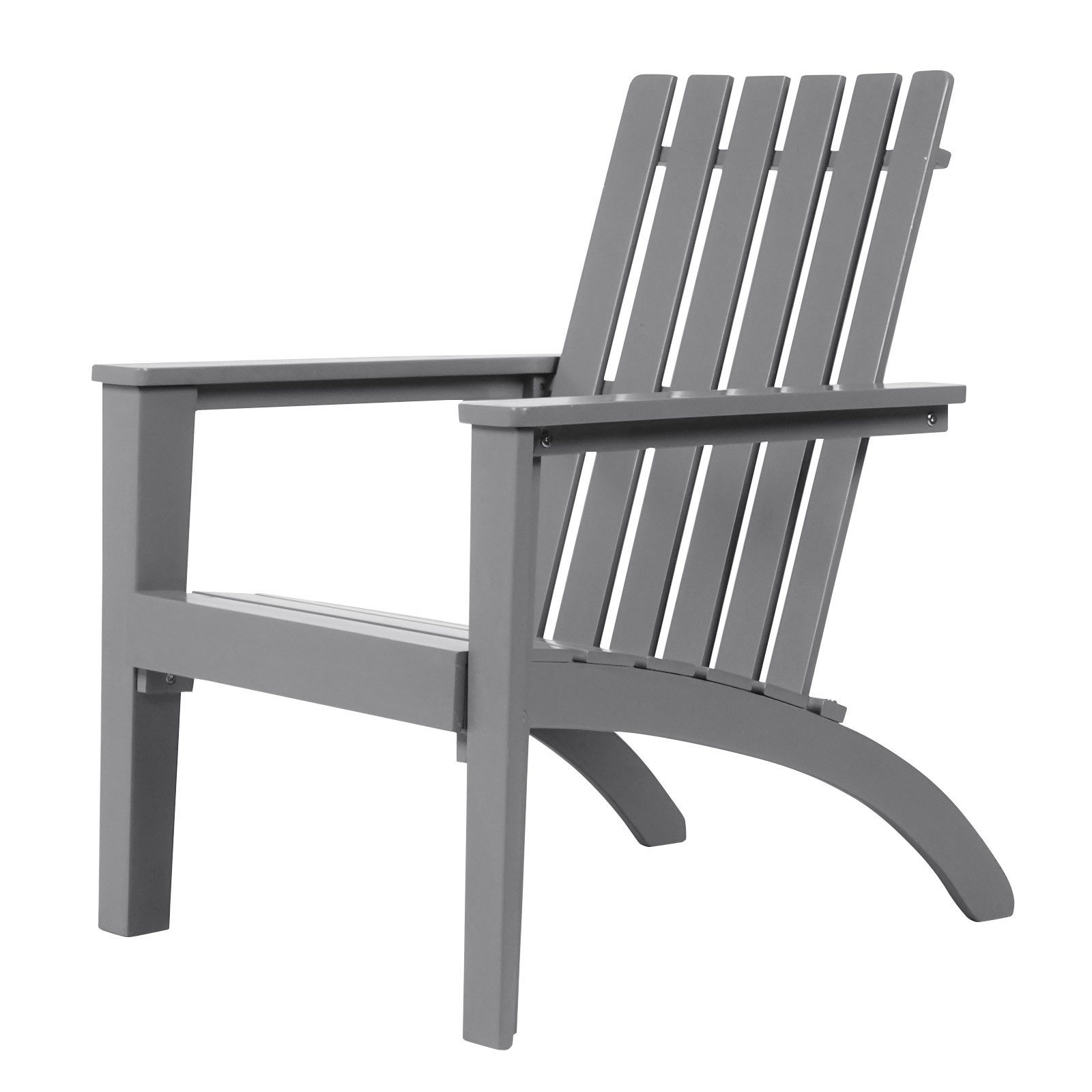 COSTWAY Gartenstuhl Adirondack Stuhl, 68x73x85cm, belastbar bis 160kg, Holz