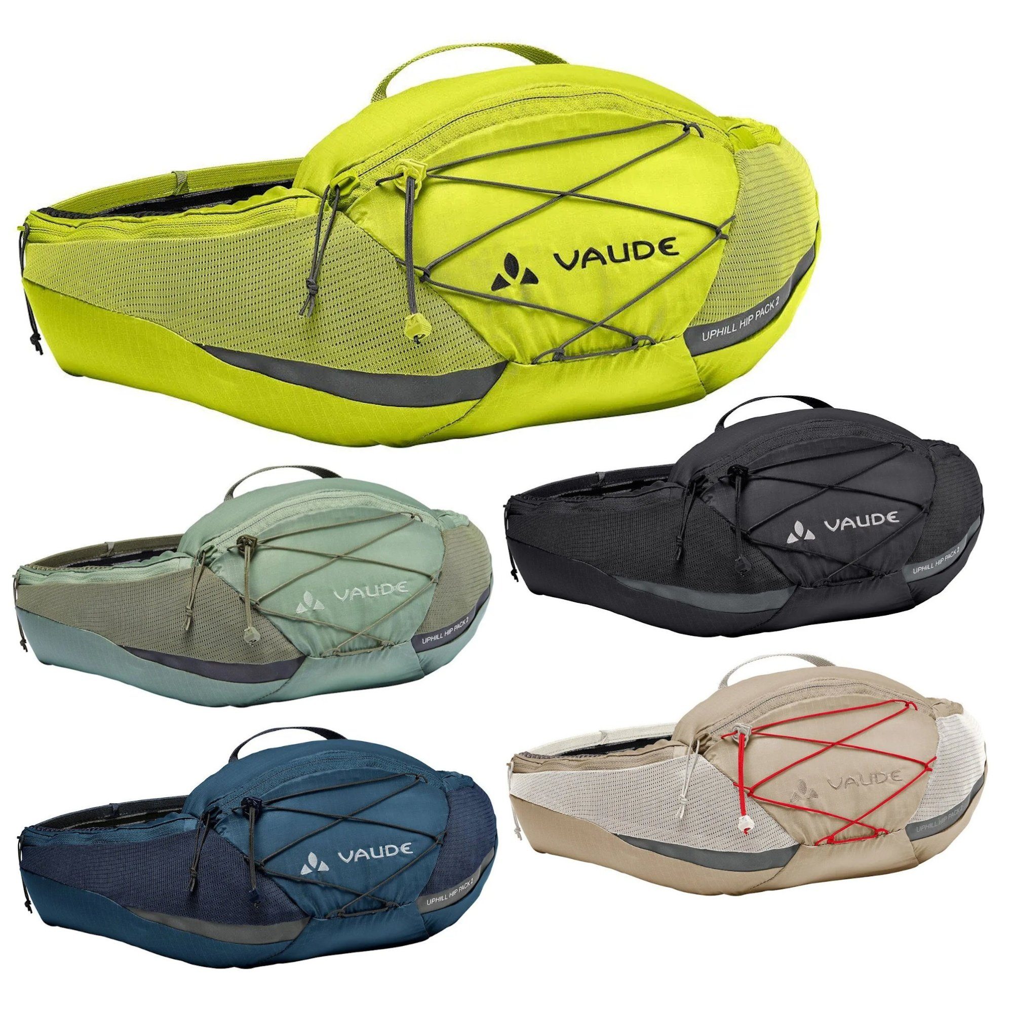 VAUDE Bauchtasche Uphill Hip Pack 2 Fahrrad Hüfttasche Gürteltasche Jogging günstig online kaufen