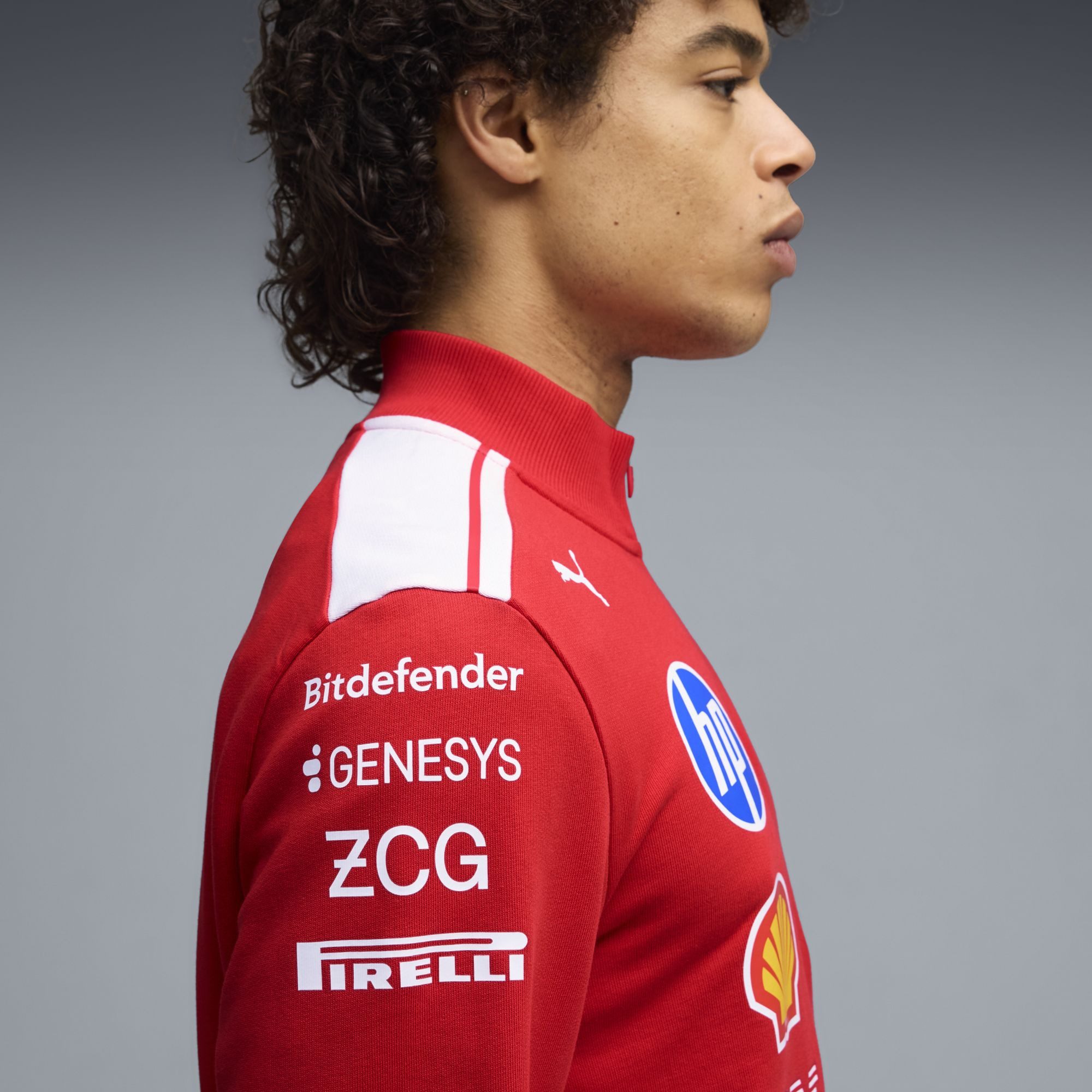 Scuderia Ferrari Stehkragenpullover Scuderia Ferrari Team Half Zip Puma 2026 – Bild 5 von 5
