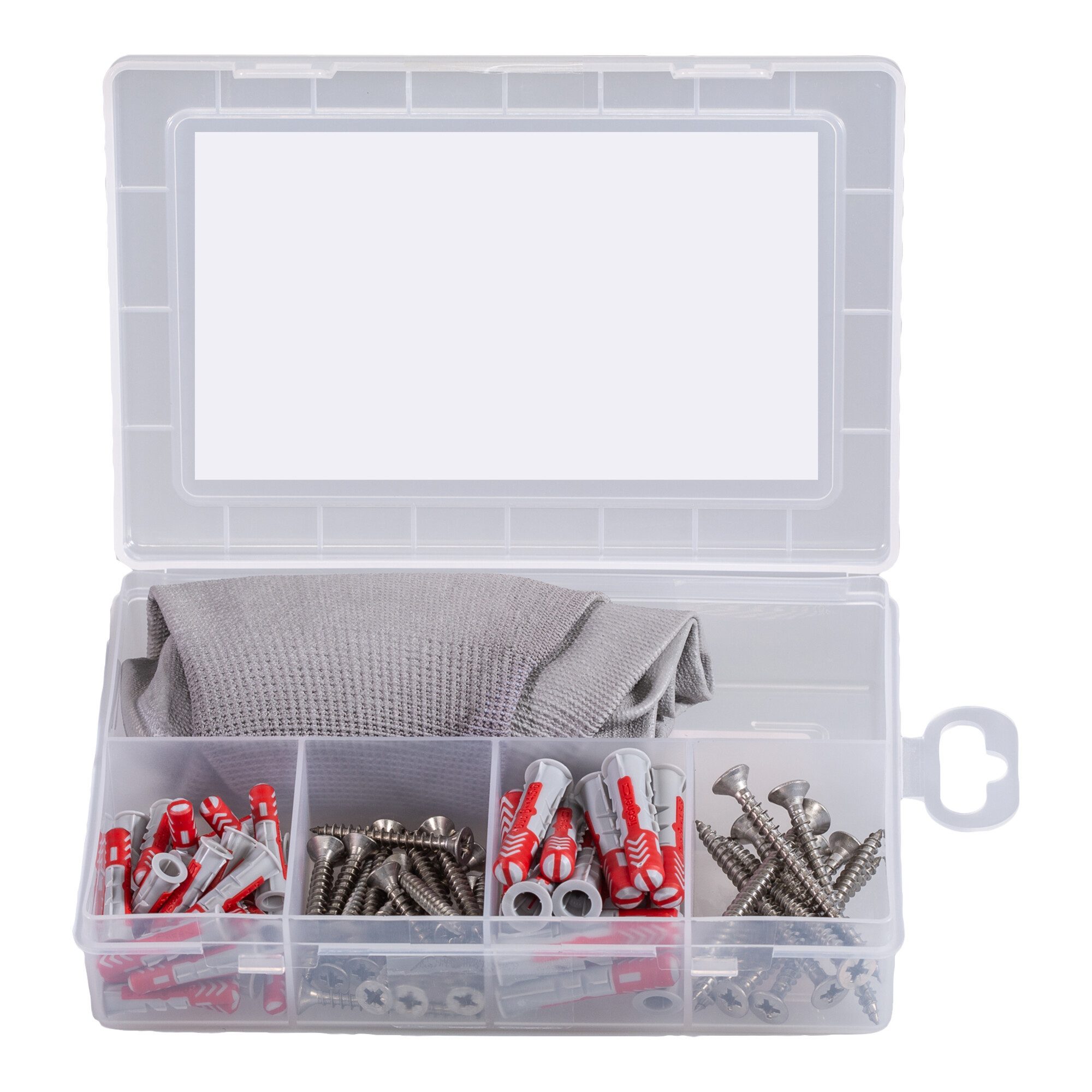 fischer Spreizdübel fischer Garten und Balkon easyDIY Box + Schraube rostfrei (71 Teile)