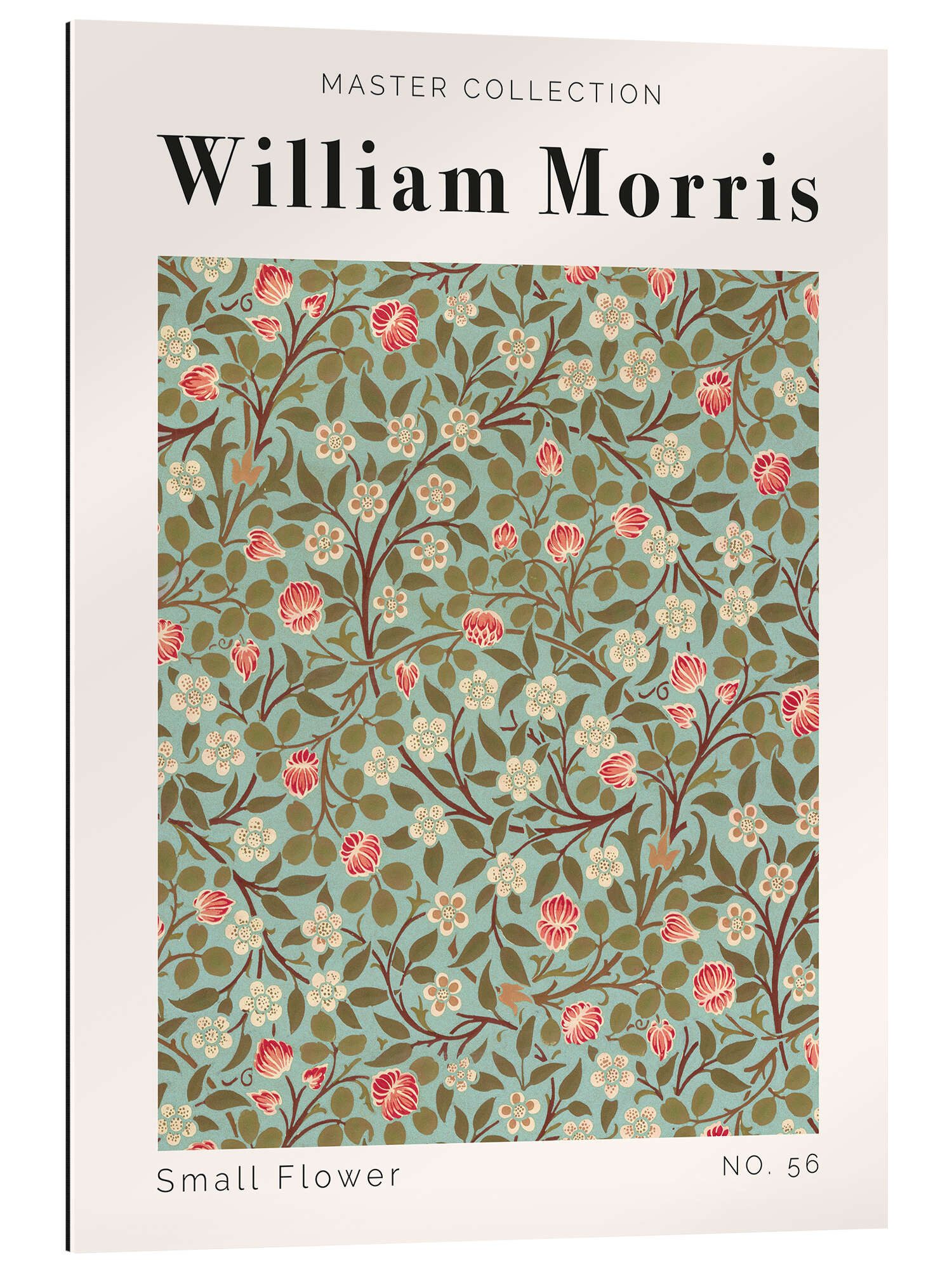 Posterlounge Wandbild Small Flower No. 56, William Morris, erhältlich als Poster, Leinwandbild, Wandsticker oder Acrylglasbild
