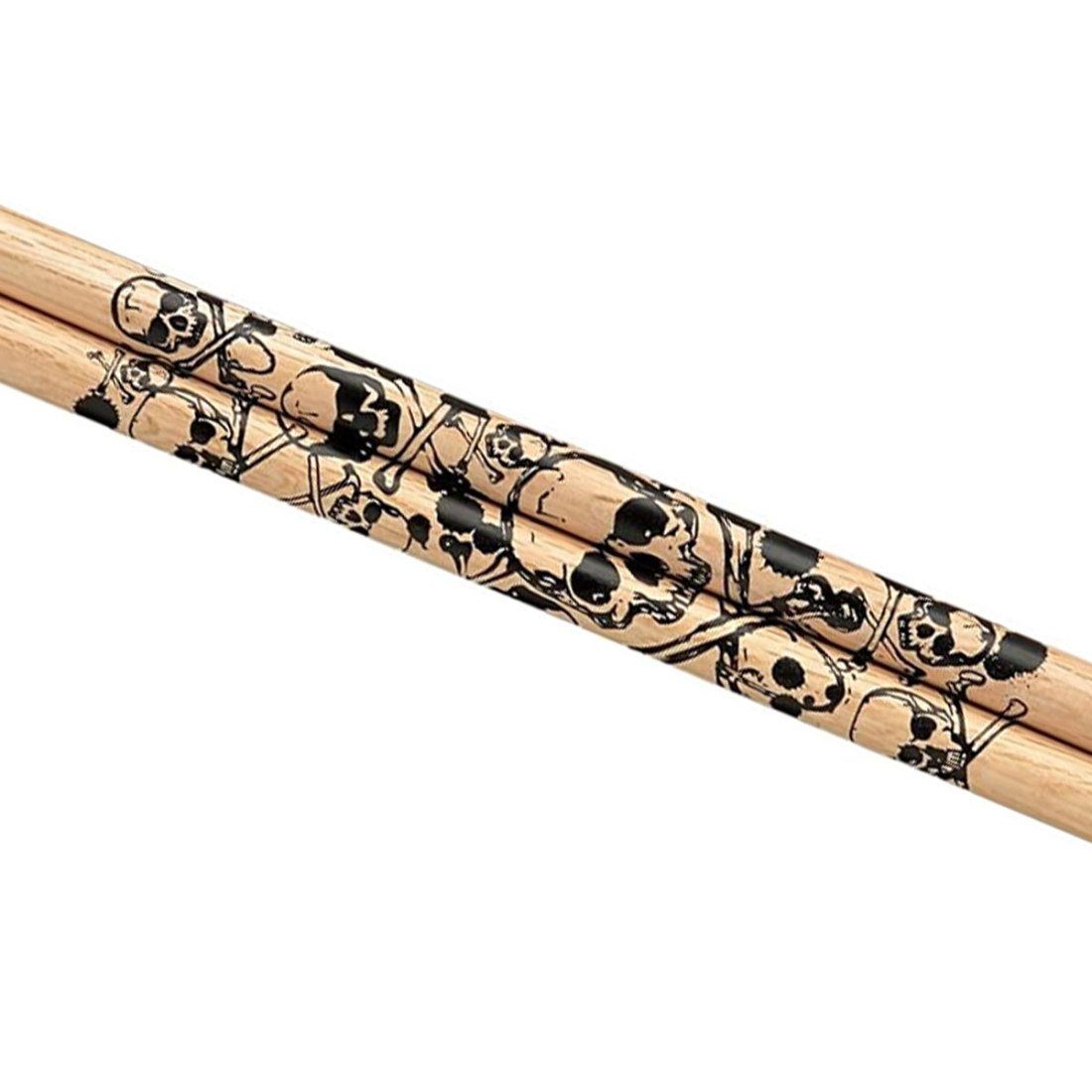 Tama Drumsticks Tama Schlagzeugstöcke 5A-S Totenkopf Design (1 Paar), mit Totenkopf Aufdruck