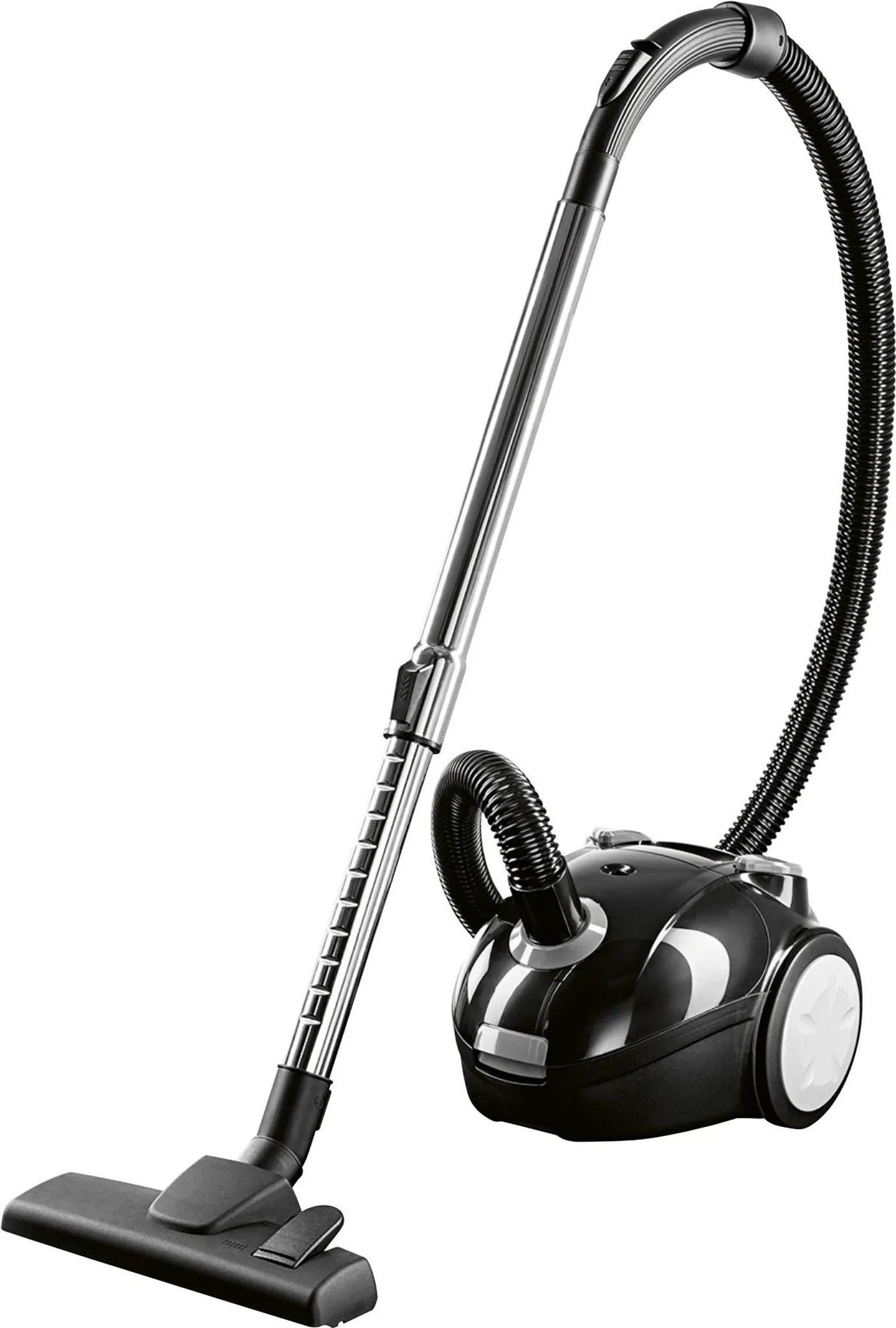 CLEANmaxx Bodenstaubsauger 14978, 800 W, mit Beutel, Mit wiederverwendbarem Staubbeutel, Mini Polsterdüse, & Kombi Aufsatz