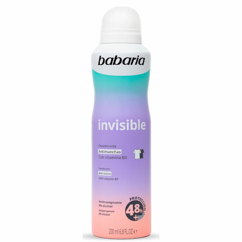 babaria Deo-Roller Invisible Deodorant Spray 200ml