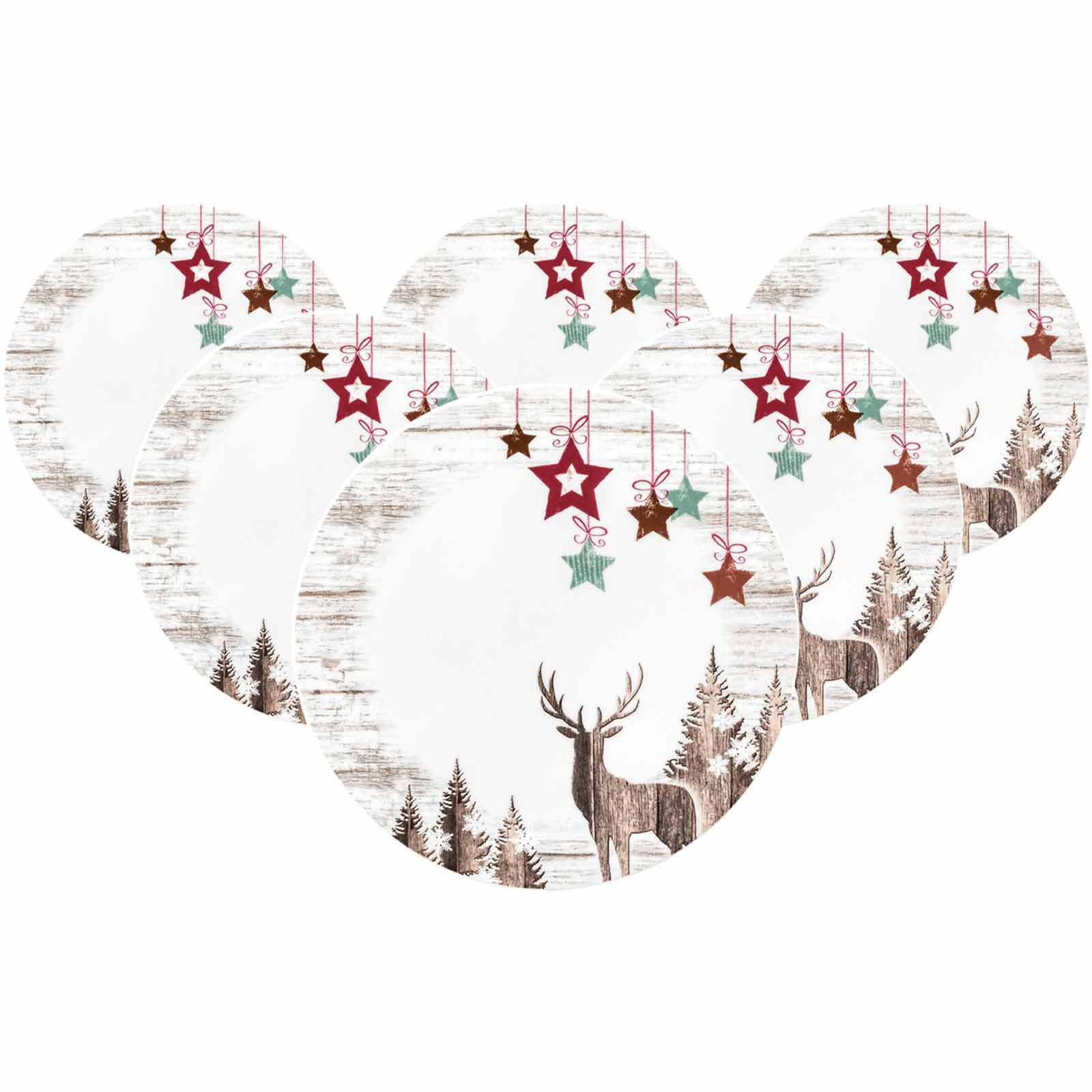 Seltmann Weiden Speiseteller Life Christmas Speiseteller ø 28,3 cm 6er Set, (6 St)