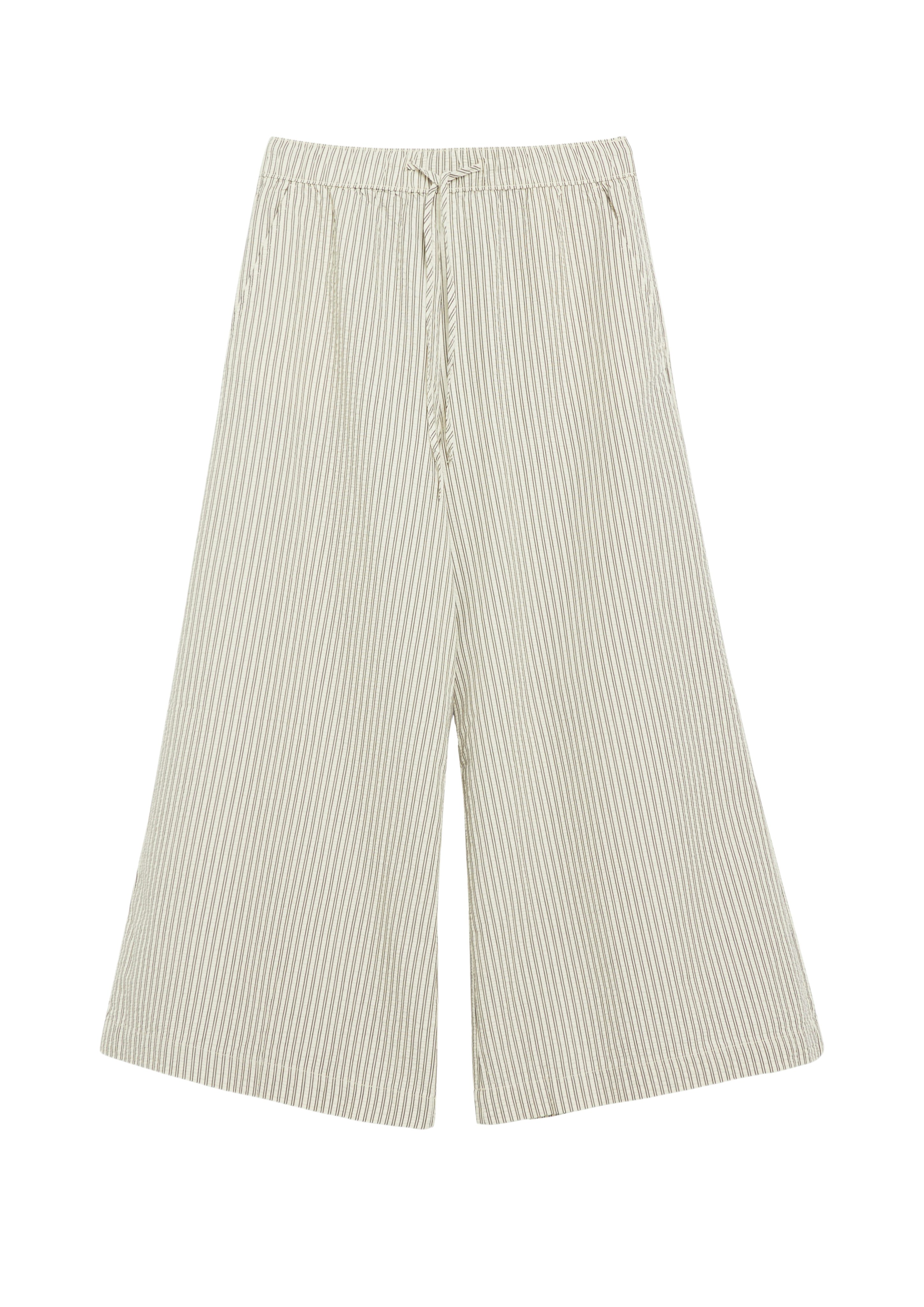s.Oliver Bermudas natur,Casual,Baumwolle,Unifarben,Wide Leg,Hoch