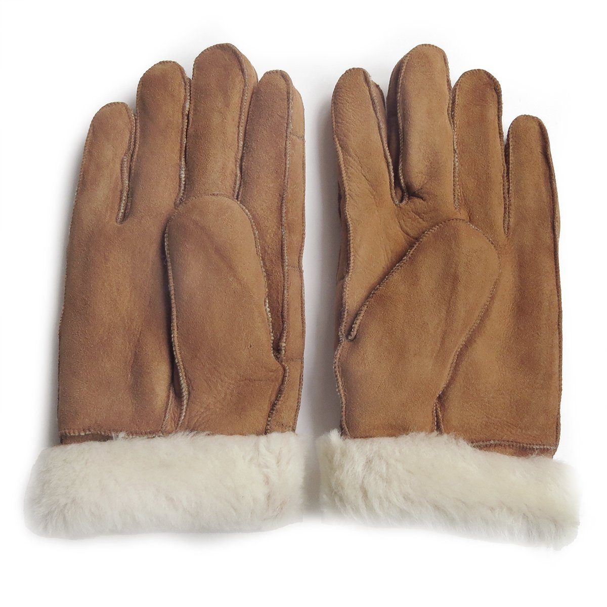 Fells unisex Sonia abweichen, Schaffell Farben braun kann aus Struktur Handschuhe abweichen hochwertig Winter-Arbeitshandschuhe des warm Originelli Lammfell können