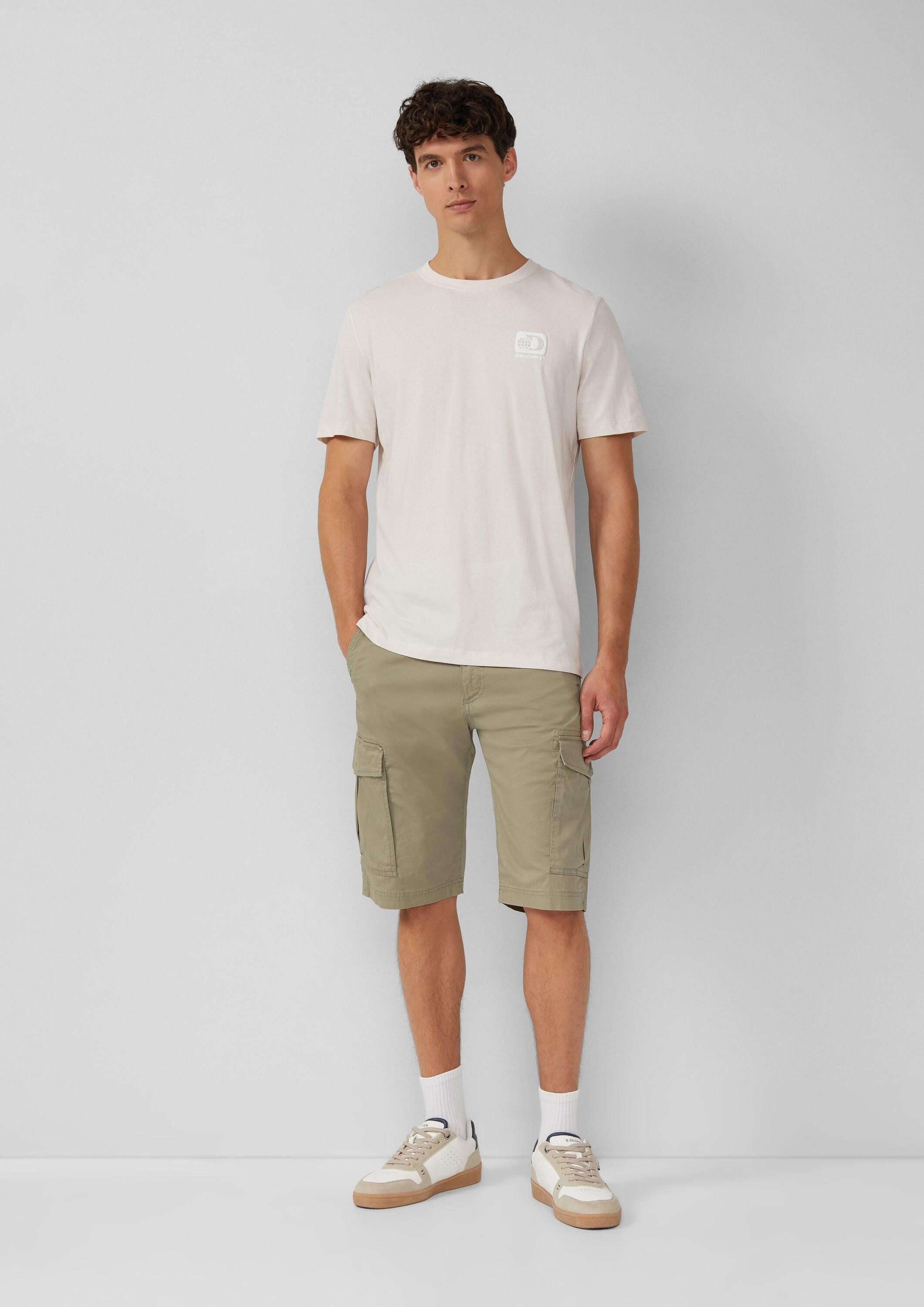 s.Oliver Shorts Bermuda FILE File: Baumwoll-Bermuda im Relaxed Fit mit Carg günstig online kaufen