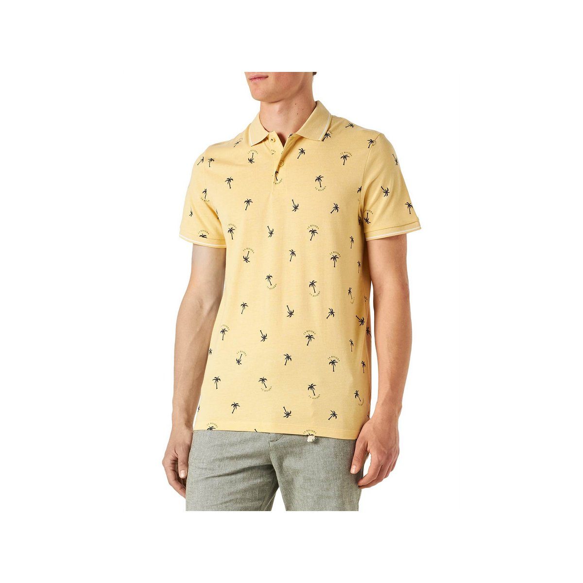 Jack & Jones Rundhalsshirt gelb (1-tlg) | T-Shirts
