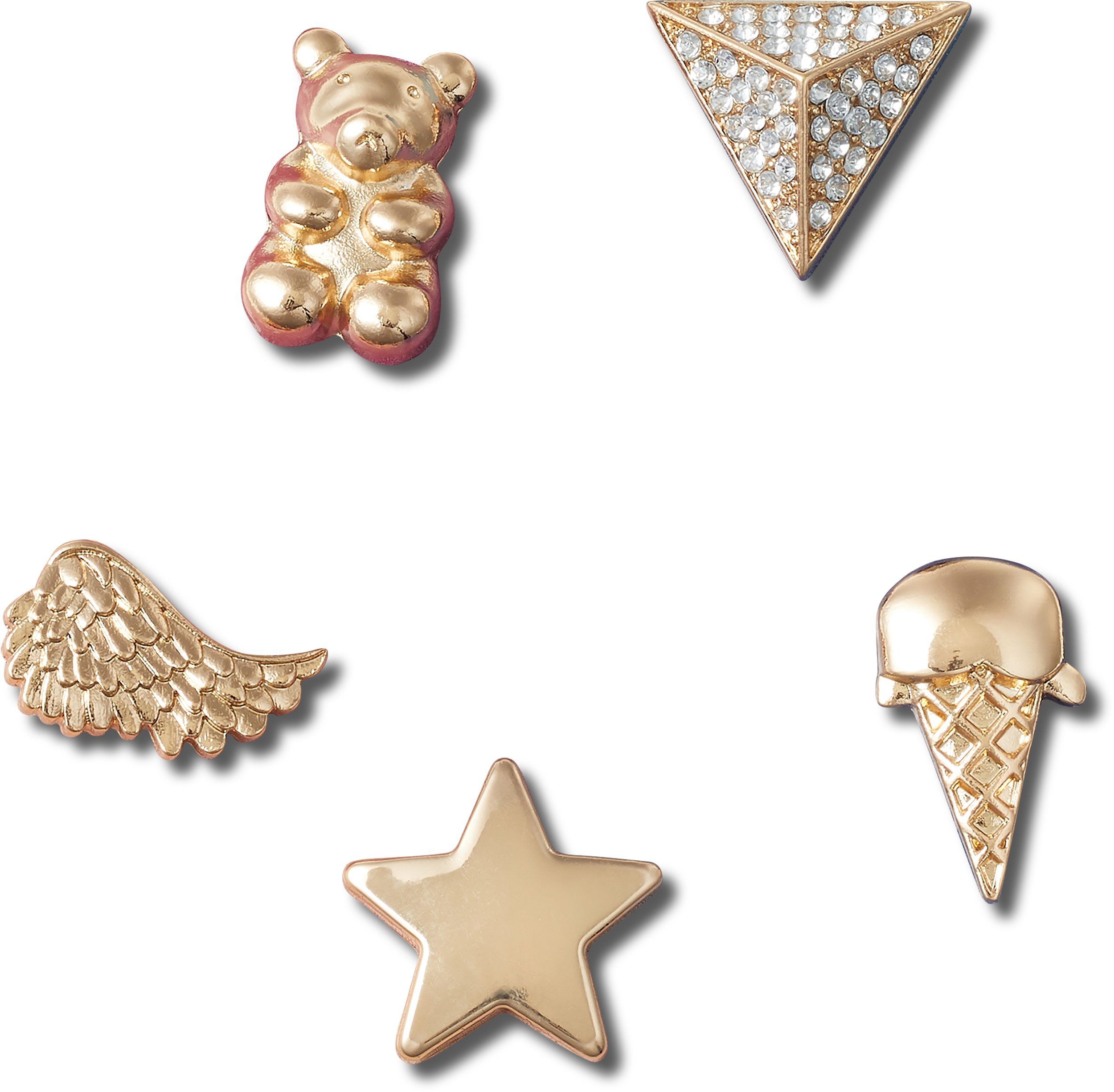 Schuhanstecker Jibbitz™ Gold Icons
