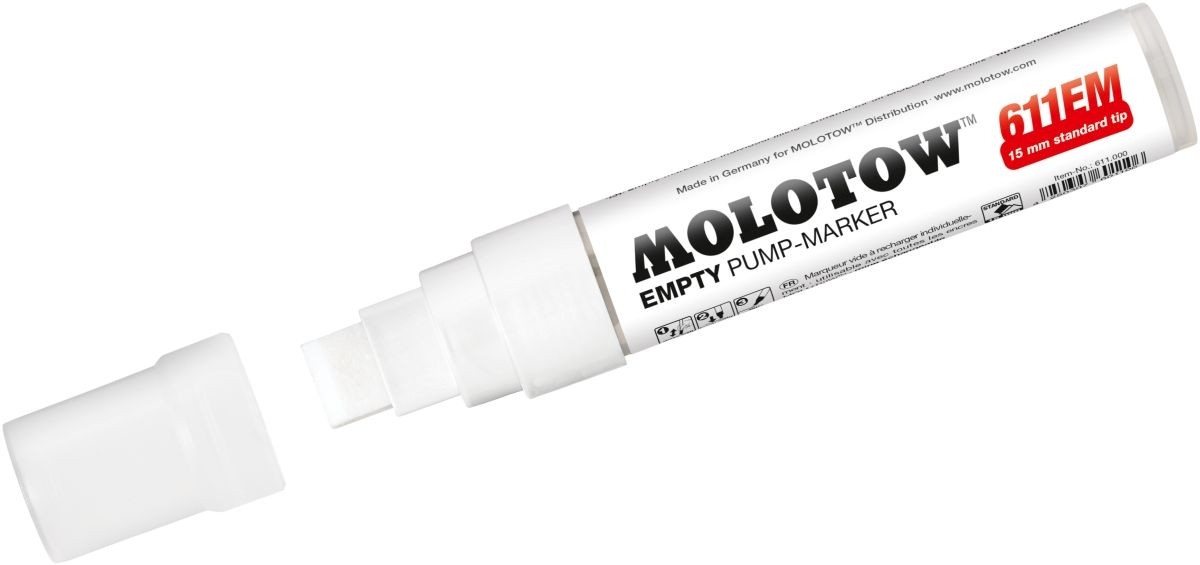 Thumbnail - MOLOTOW Permanentmarker Leermarker Pump Marker 611EM 15mm.
