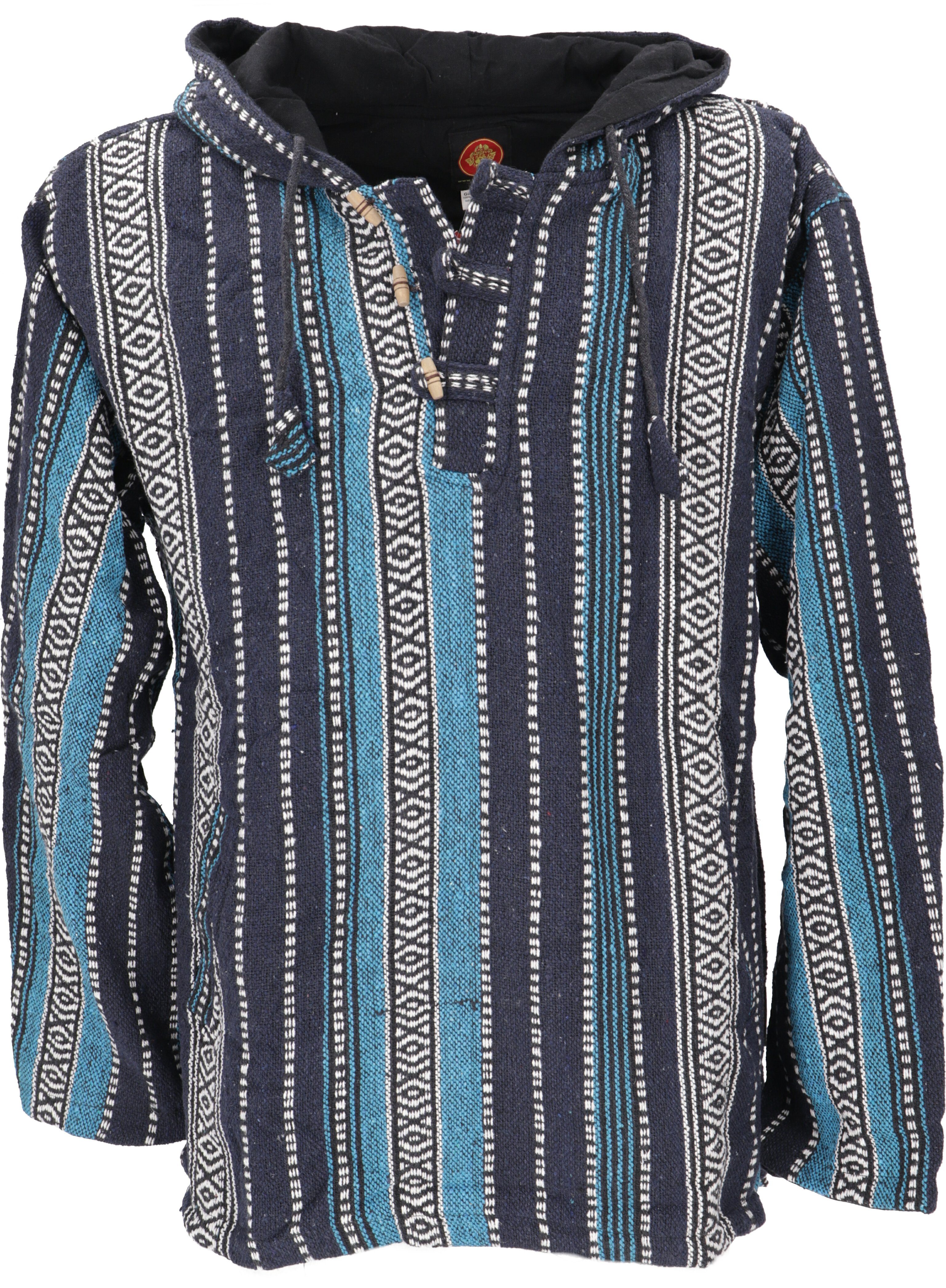 Guru-Shop Sweater Goa Kapuzenshirt, Baja Hoodie, günstig online kaufen