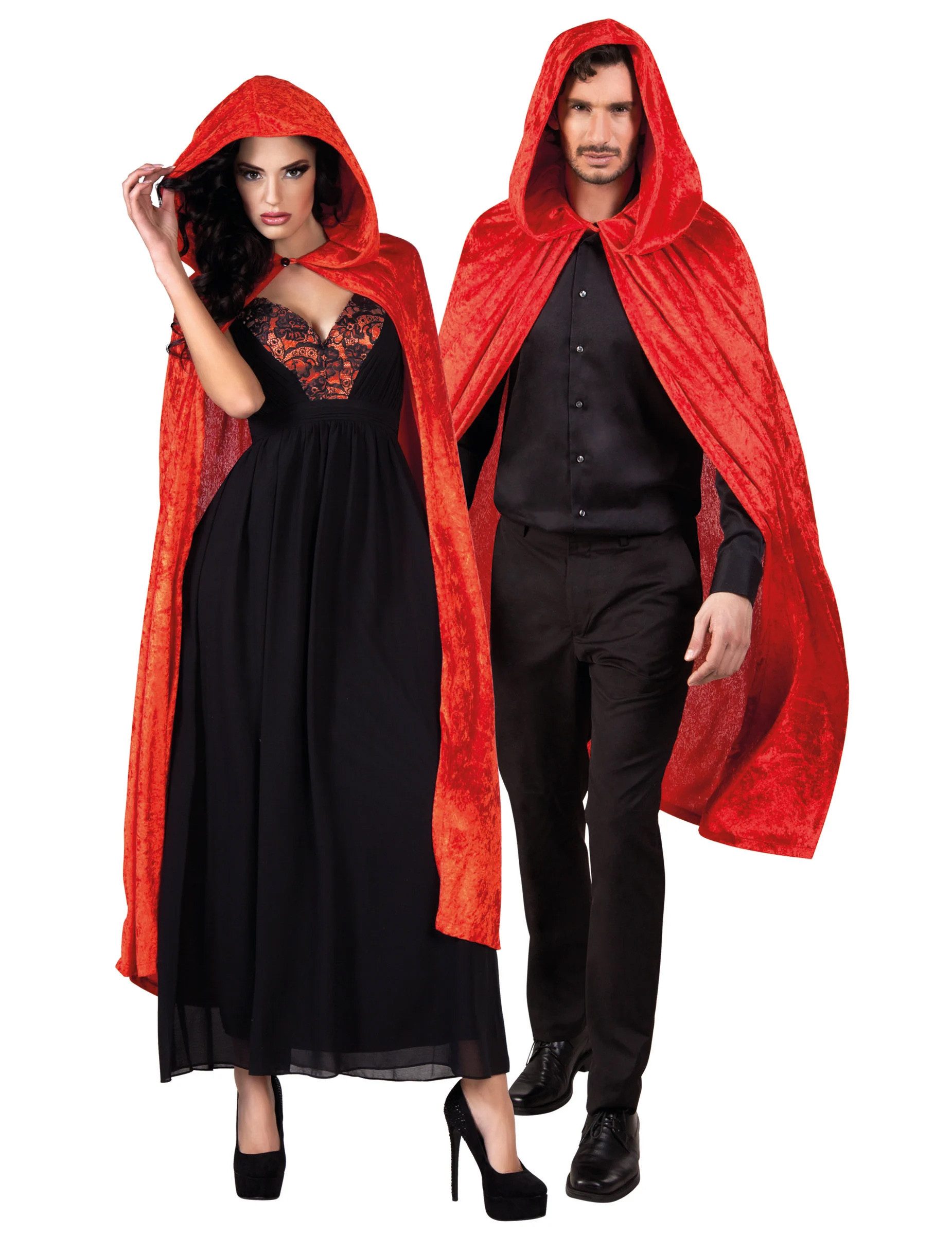 Kostüm Halloween Umhang Kostumzubehör rot 120 cm