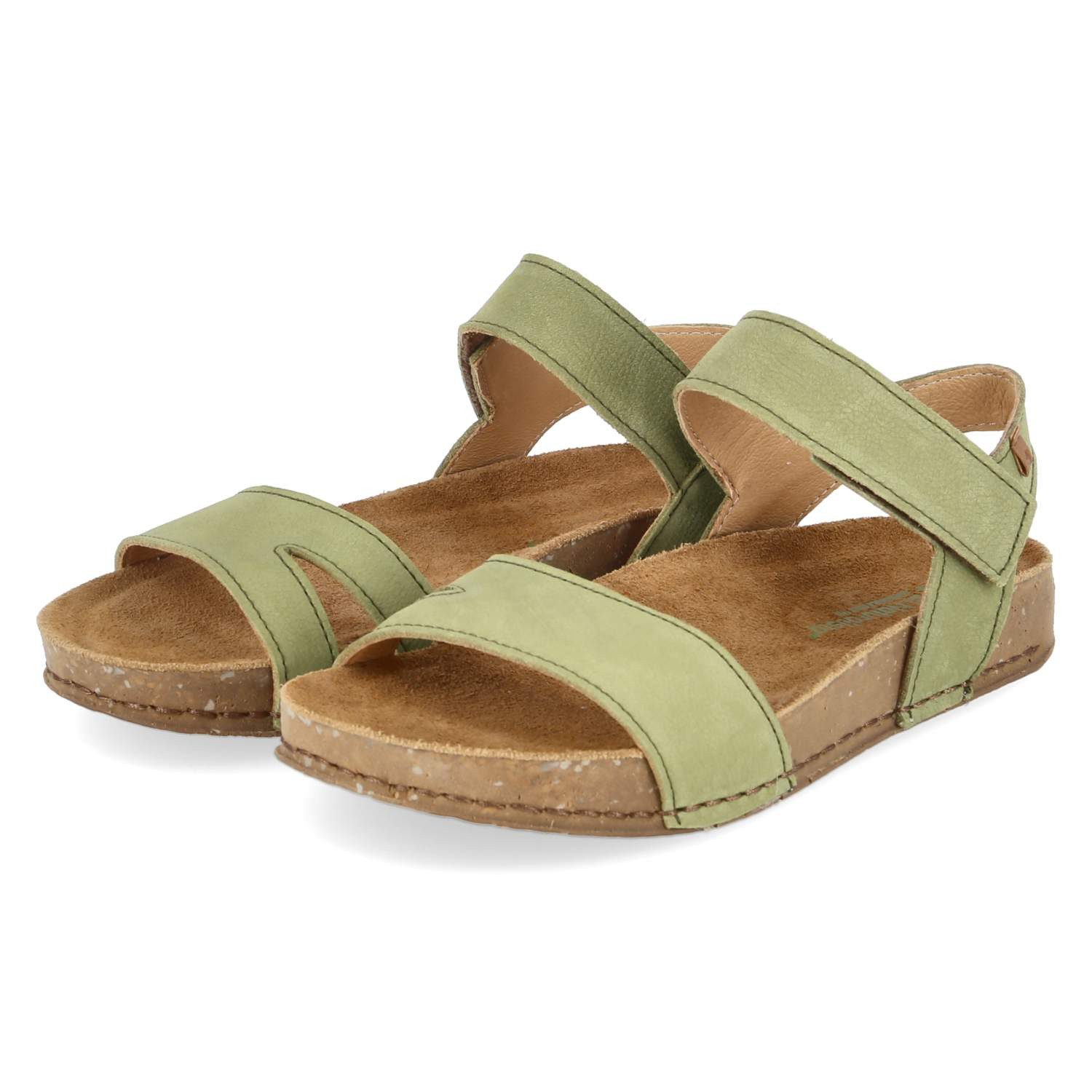 El Naturalista El Naturalista N5790 Liken Damen Rauleder green Keilsandalette