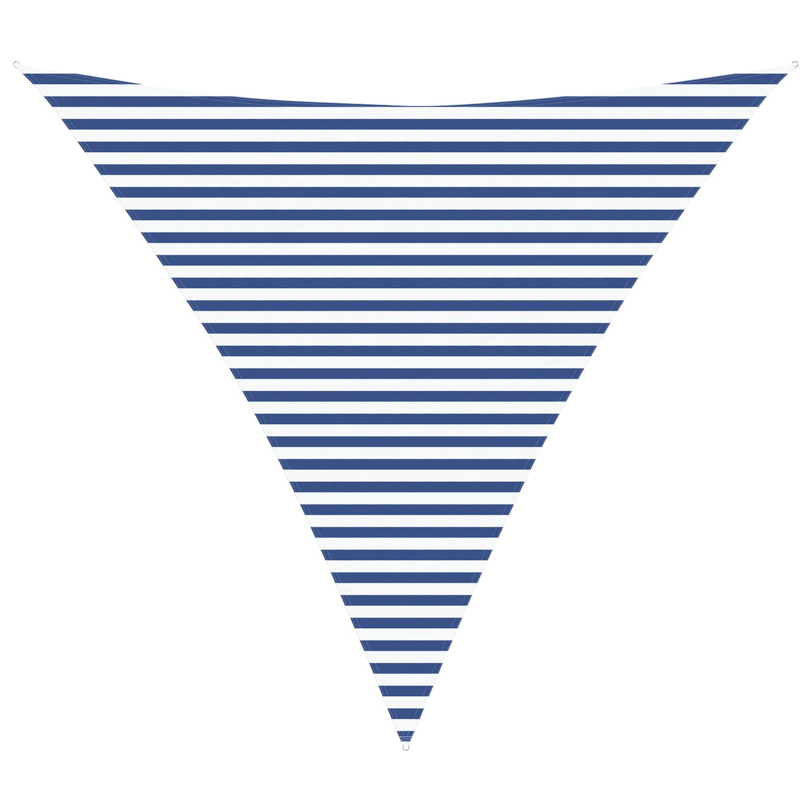 vidaXL Sonnensegel Sonnensegel Blau und Weiß 4,5 x 4,5 x 4,5 m, (1-tlg)