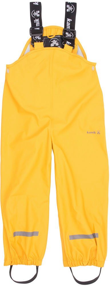 Kamik Regen- gelb Kinder Matschlatzhose und MUDDY - für