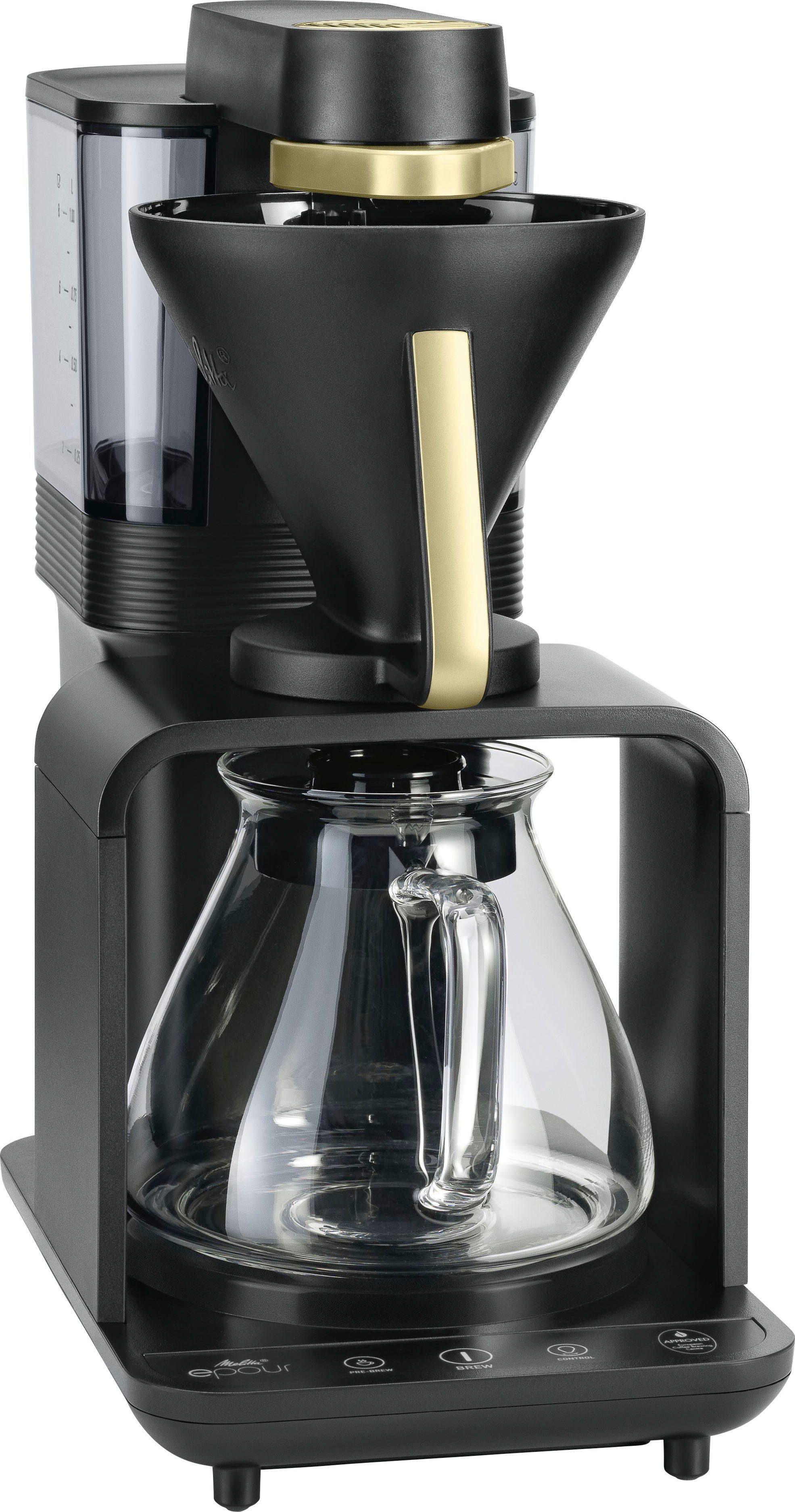 Melitta Filterkaffeemaschine 1024-12, 1l Kaffeekanne, Papierfilter 1x4