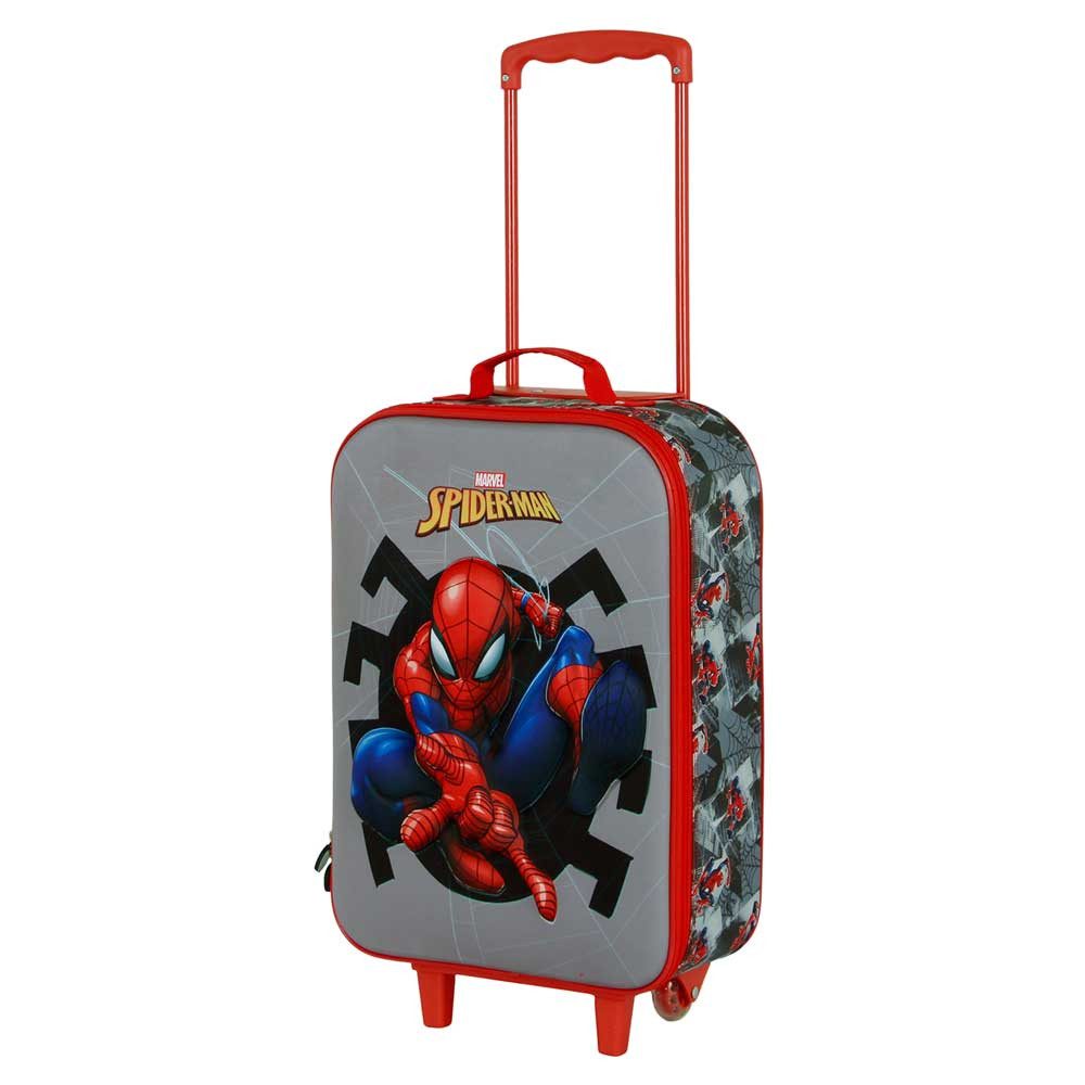 Karactermania Kinderkoffer 3D Marvel Spiderman Symbol Trolley Reisekoffer Koffer
