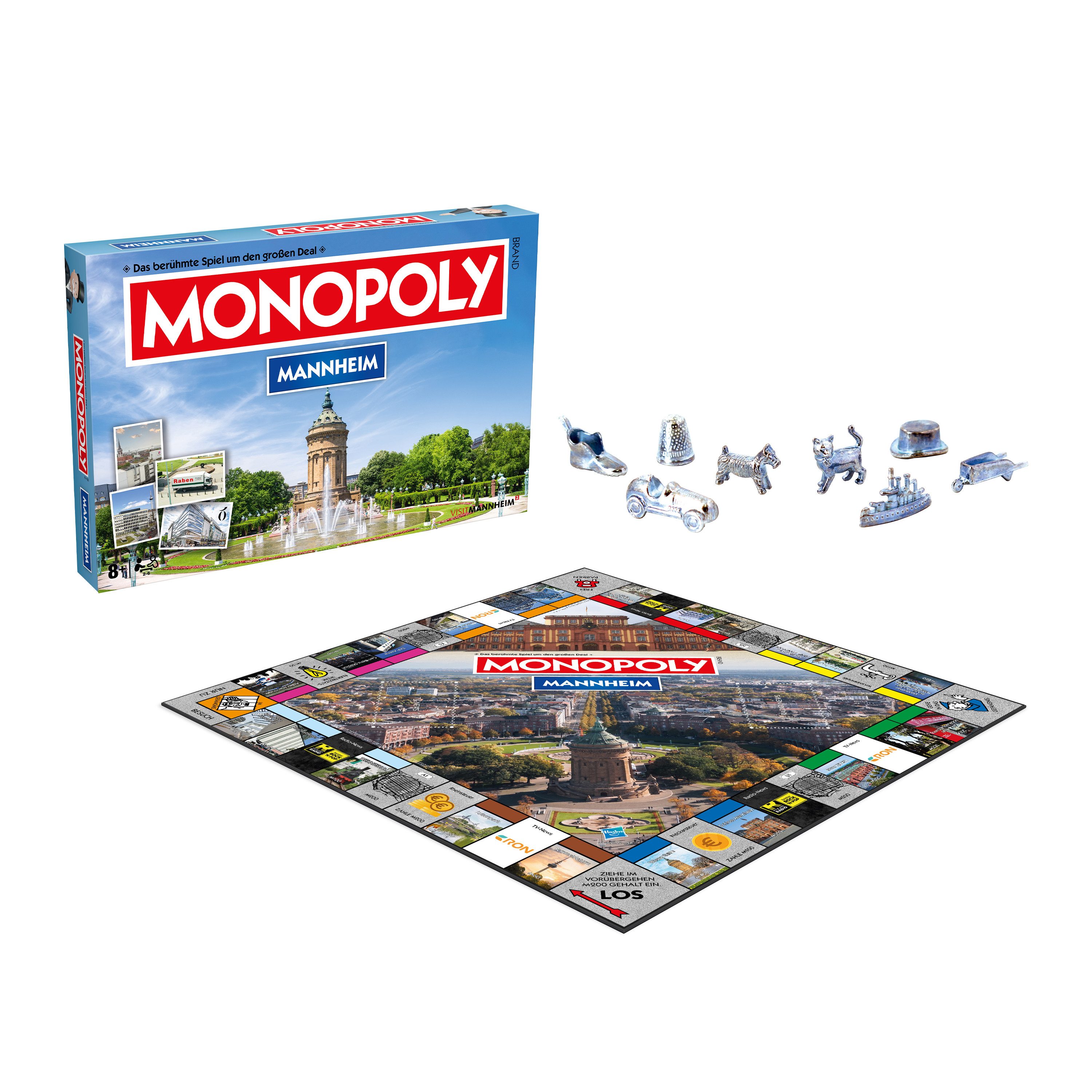 Winning Moves Spiel Monopoly - Mannheim, Brettspiel