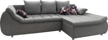 INOSIGN Ecksofa Imola L-Form, auch mit Bettfunktion