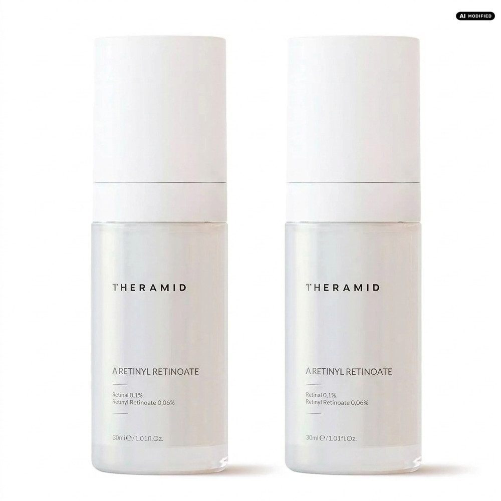 NICHE BEAUTY LAB Gesichtsserum Niche Beauty Lab Theramid A-Retinyl Retinoate 2er Set, 1-tlg., 0,1 % Retinal & 0,06 % Retinyl Retinoate im Vorteilspack