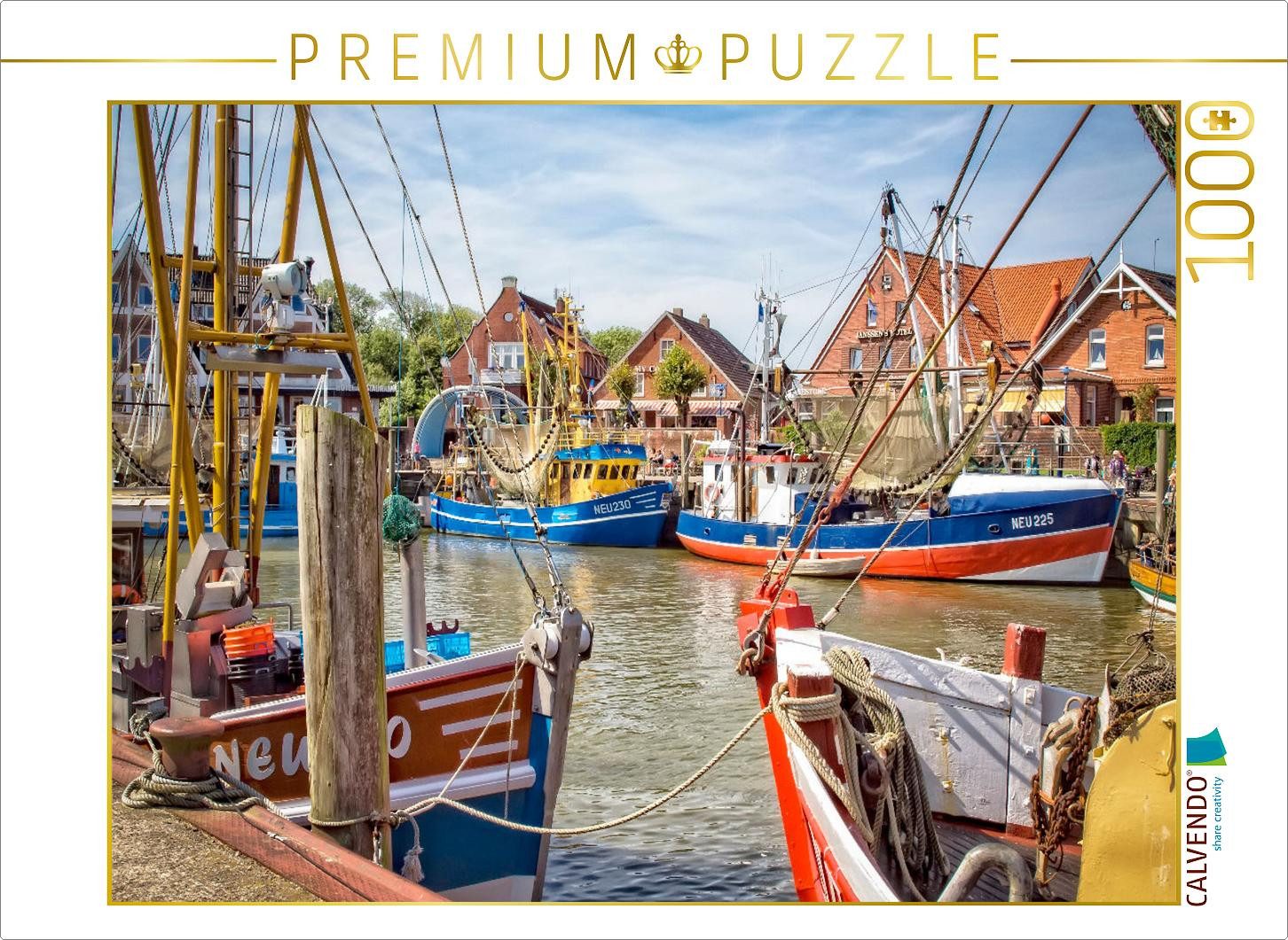 CALVENDO Puzzle CALVENDO Puzzle Ostfriesland, Carolinensiel, 1000 Teile Lege-Größe 64, 1000 Puzzleteile