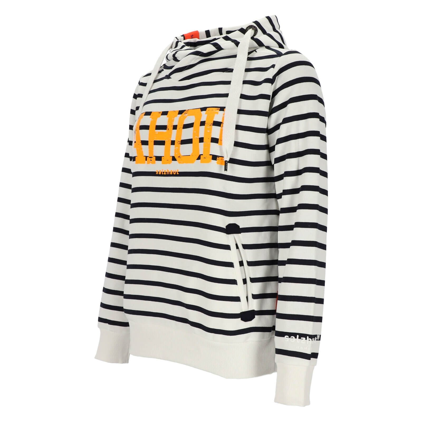 salzhaut Kapuzenpullover Damen Hoodie Sünn geringelt Ahoi-Print - Streifen- günstig online kaufen