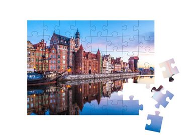 puzzleYOU Puzzle Sonnenaufgang in Danzig, Polen, 48 Puzzleteile, puzzleYOU-Kollektionen Polen
