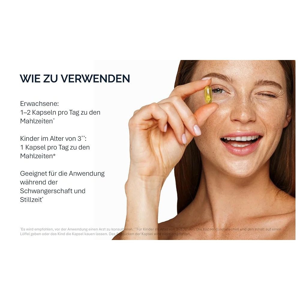 NFO Omega 3 Forte- mit hoher Dosierung an EPA, DHA & Vitamin E Kapsel Softgel, 1 er Packung à 60 St., 74 g, in Ethylester-Form, aus premium Fischöl aus Norwegen
