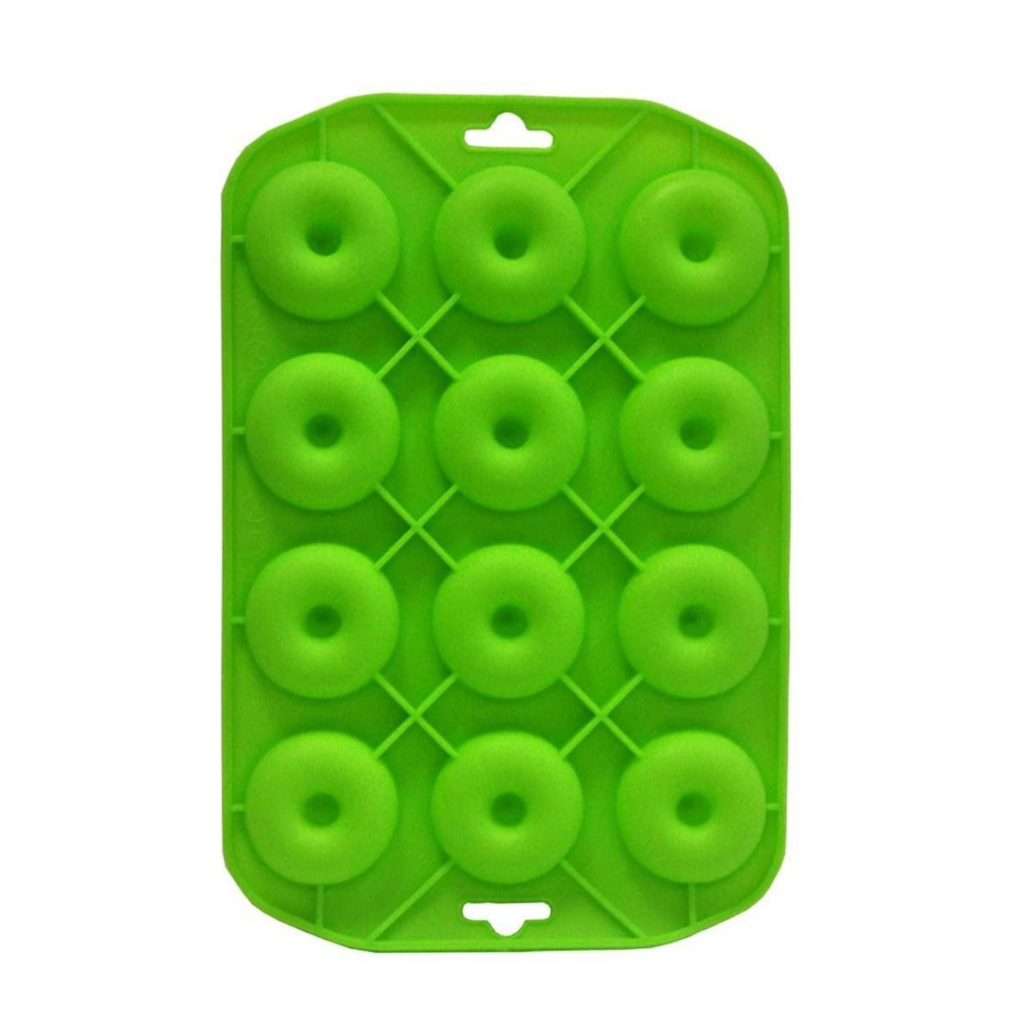 LuxusKollektion Donutform Silikon Donut Backform 12er Mini, (12-tlg)