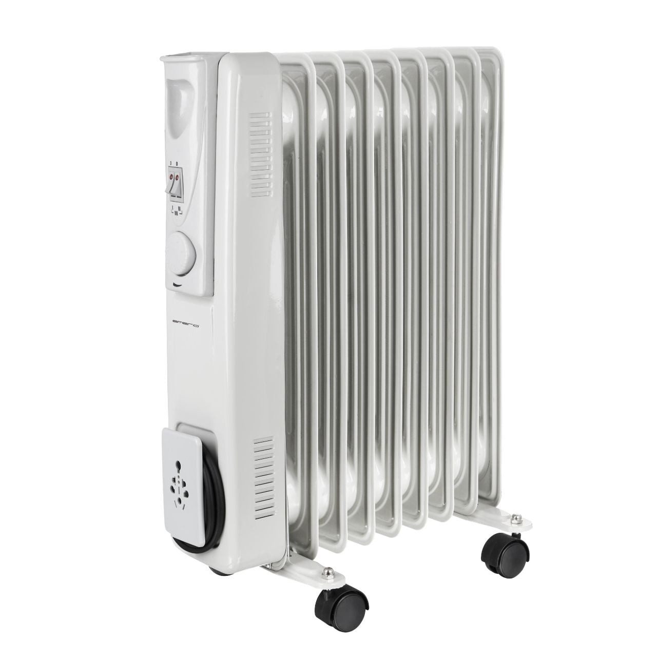 Emerio Ölradiator emerio Ölradiator weiß 9 Rippen, 2000 Watt – Bild 3 von 3