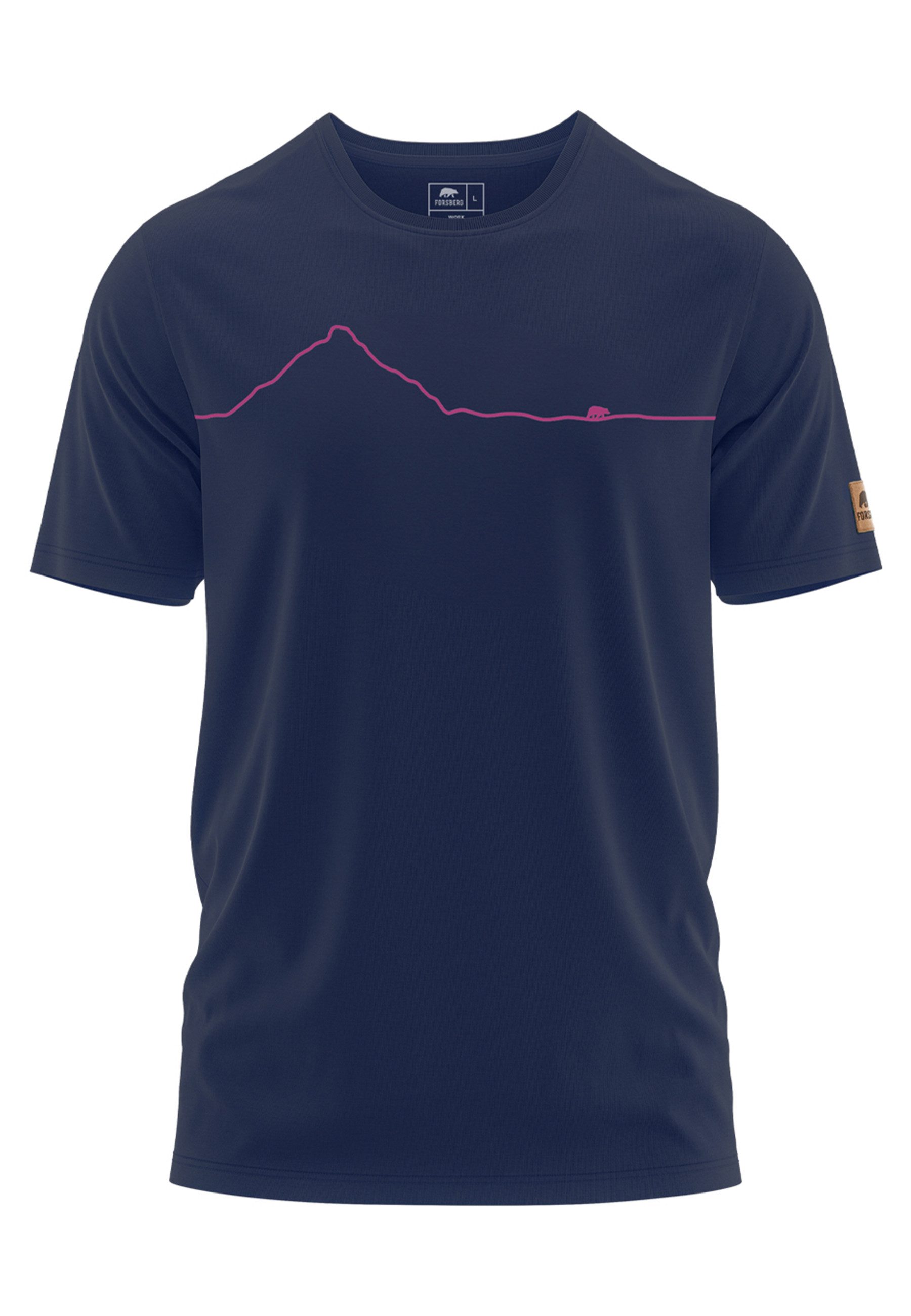 FORSBERG T-Shirt Mountain Line T-Shirt günstig online kaufen