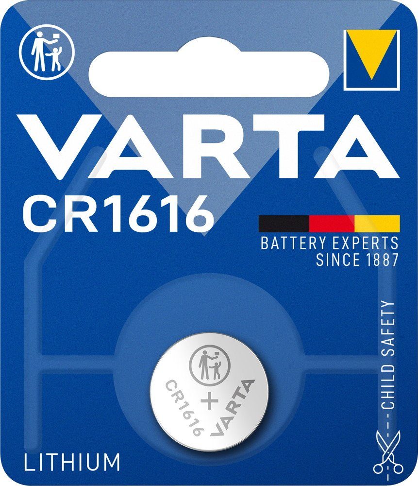 VARTA 1 Varta 6616 Professional CR 1616 Lithium Knopfzelle Blister Knopfzelle von Varta
