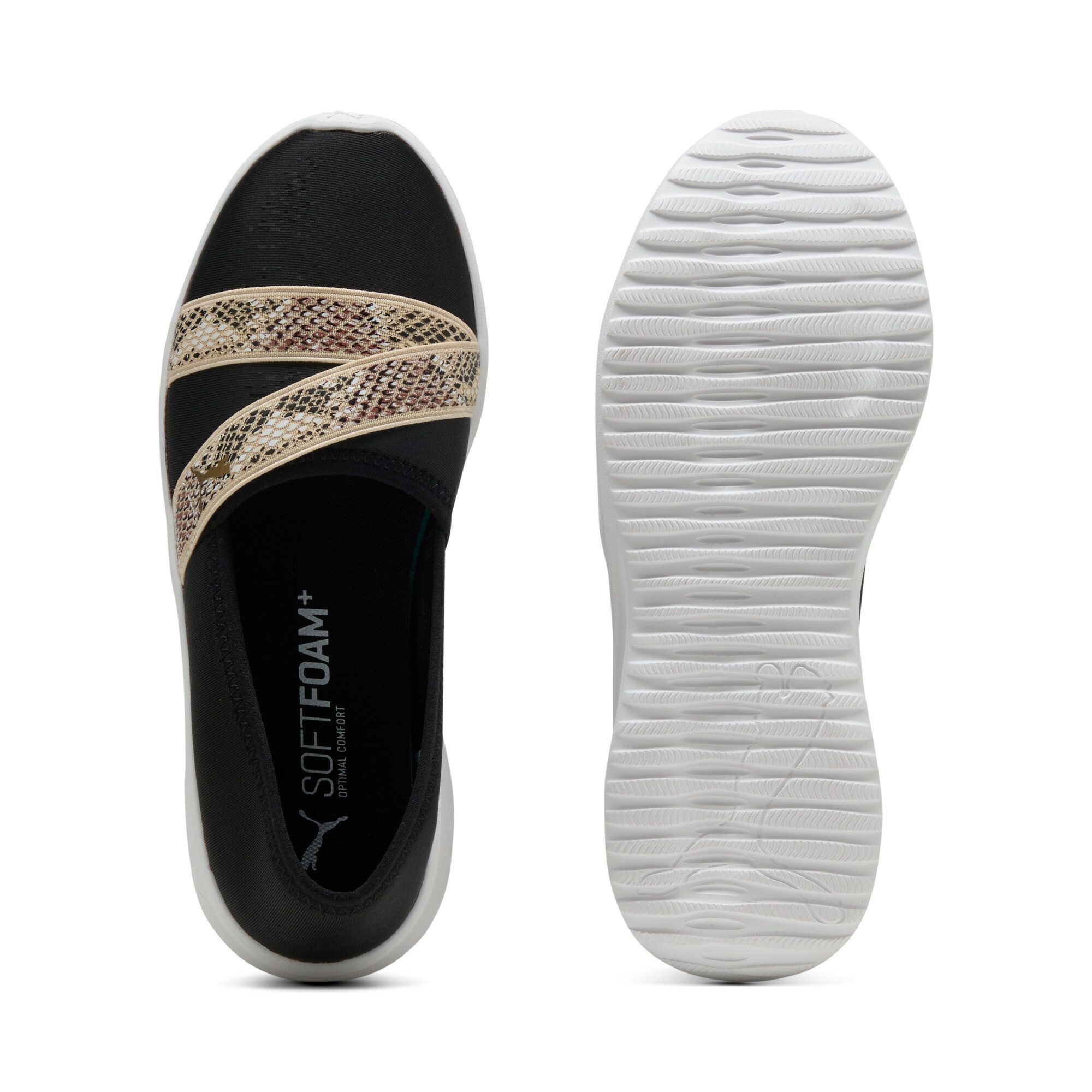 PUMA ADELINA 2 SNAKE CHIC Sneaker flexibles Textilobermaterial, SOFTFOAM+ Einlegesohle