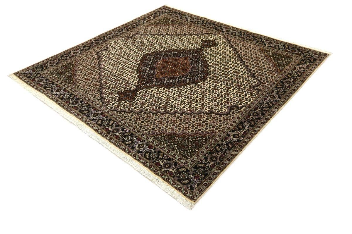 Orientteppich Täbriz Mahi 201x205 7 Perserteppich, Nain Höhe: Trading, Handgeknüpfter mm / rechteckig, Orientteppich