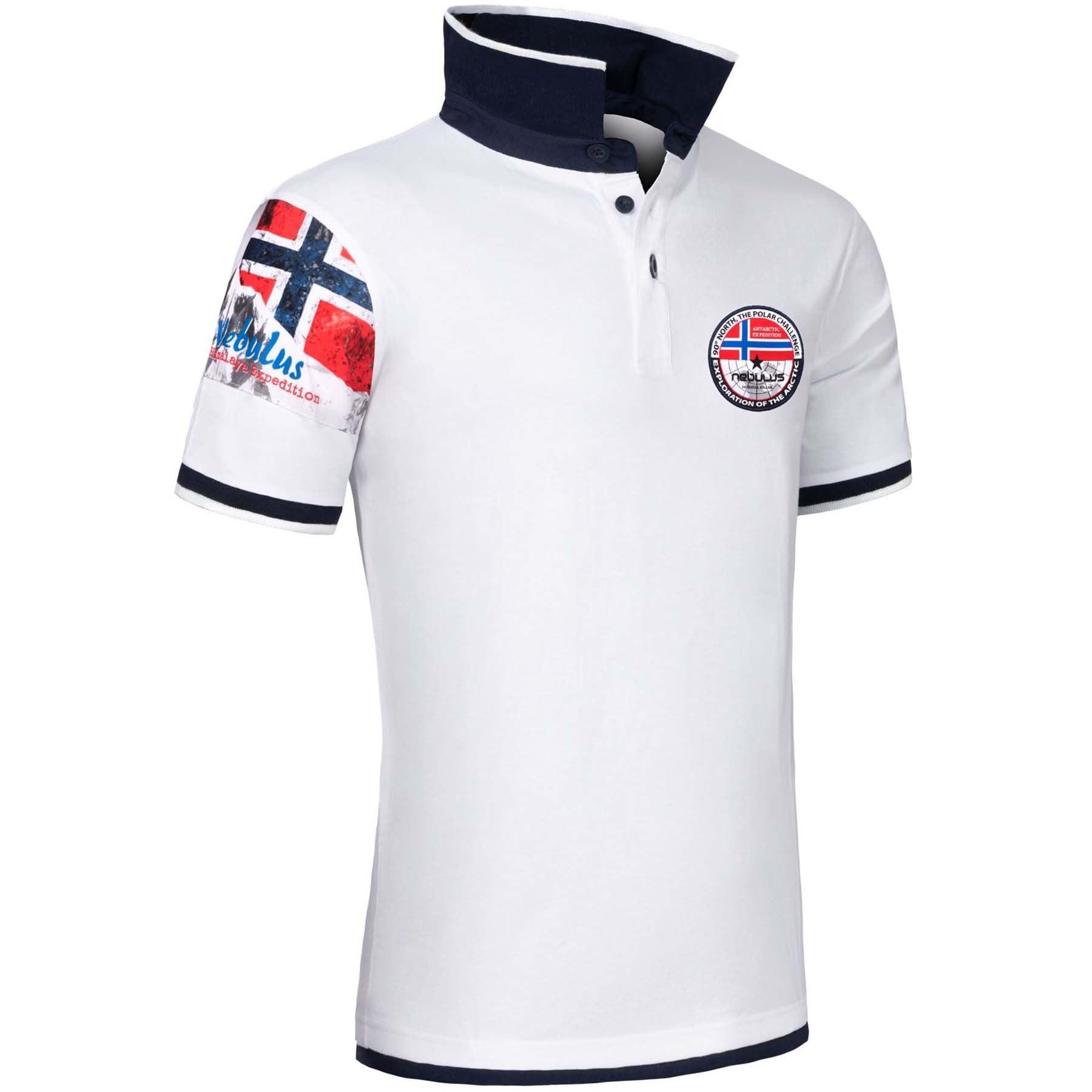Poloshirt PARAS, P4012 - Herren, weiß-navy, M