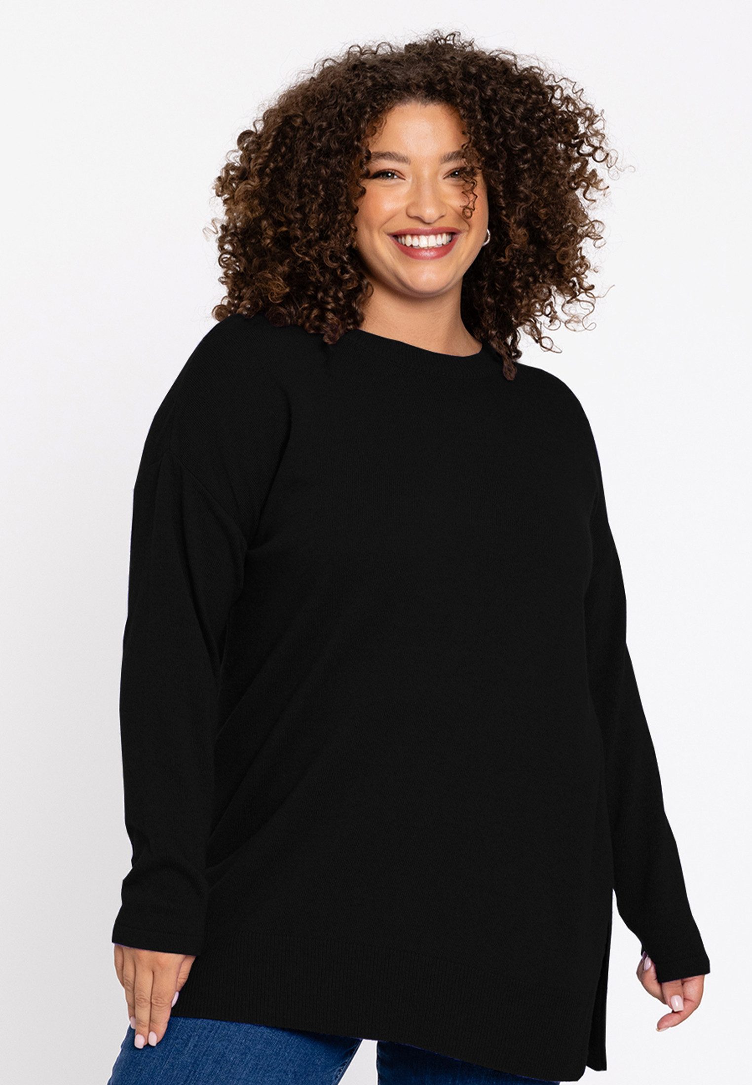 YOEK Longpullover Damen Pullover Große Größen