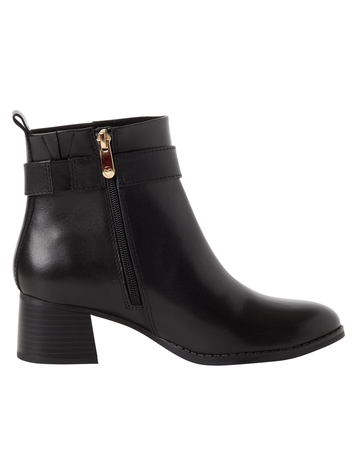 MARCO TOZZI MT FEEL ME aus Leder Blockabsatz 2-25030-47 Stiefelette