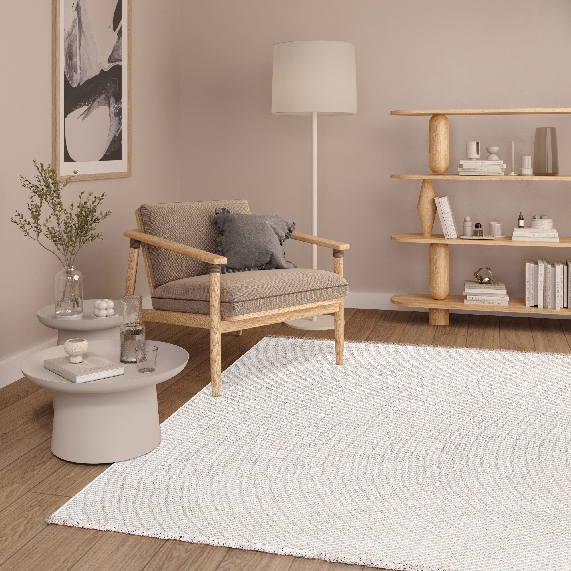 Tapiso Teppich AGRA, rechteckig, Höhe: 10 mm, Wohnzimmer, Schlafzimmer, Fra günstig online kaufen