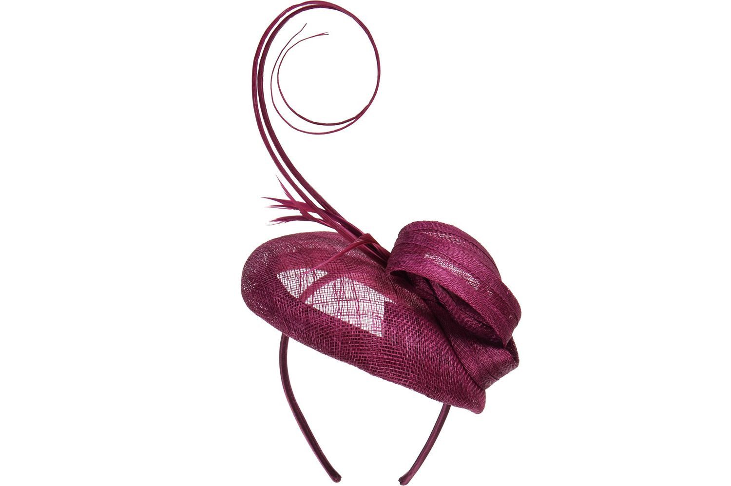 Seeberger Strohhut Runder Sinamay Haarreif mit Schlaufe günstig online kaufen