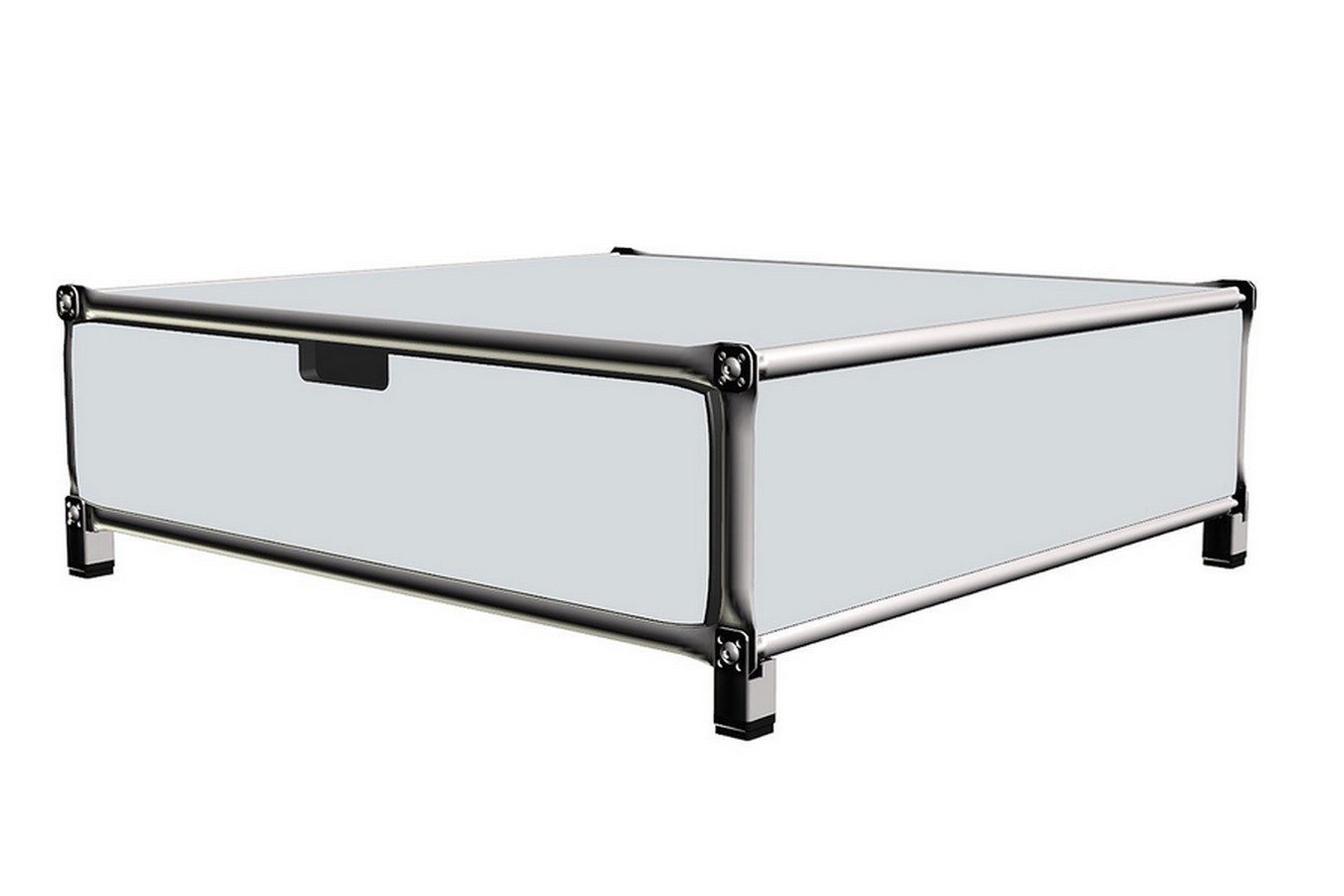 System 180 Couchtisch Couchtisch System 180lichtgrau B 75 cm