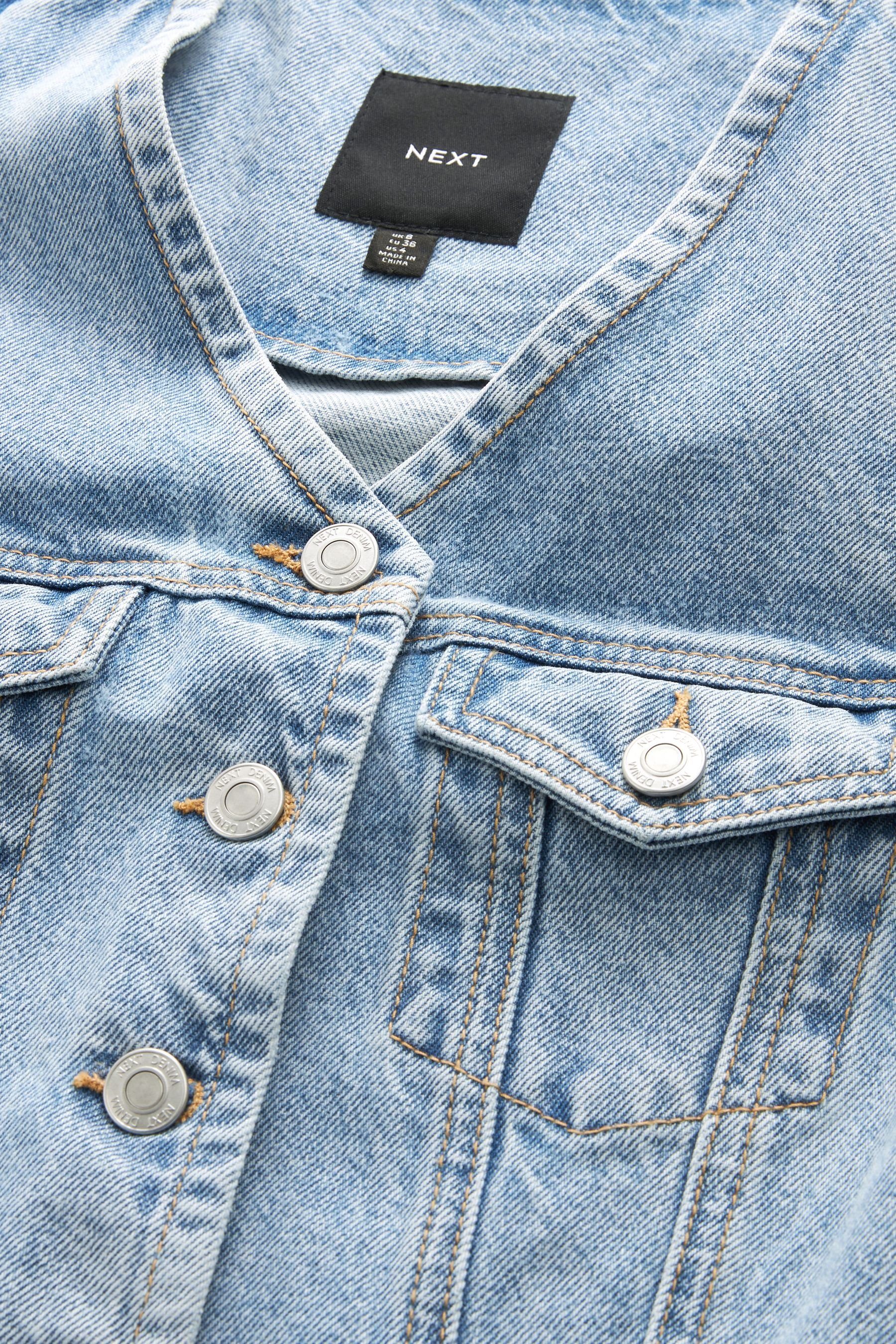 Next Jeansweste Jeansweste - Kurzgröße (1-tlg)