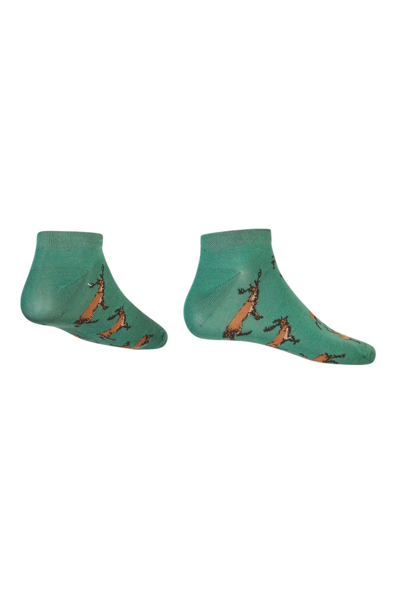 AbgeStrumpft Sneakersocken AbgeStrumpft Hirsch Sneaker (1 Paar, 1-Paar, 1 Paar) lustiges Design