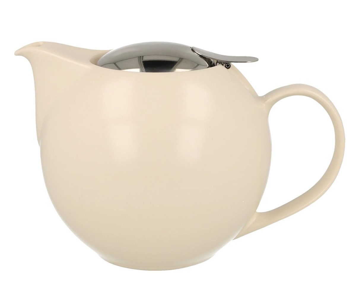 Zero Japan Teekanne silk ivory elfenbein mit Edelstahlfilter 1 L, (1-St)