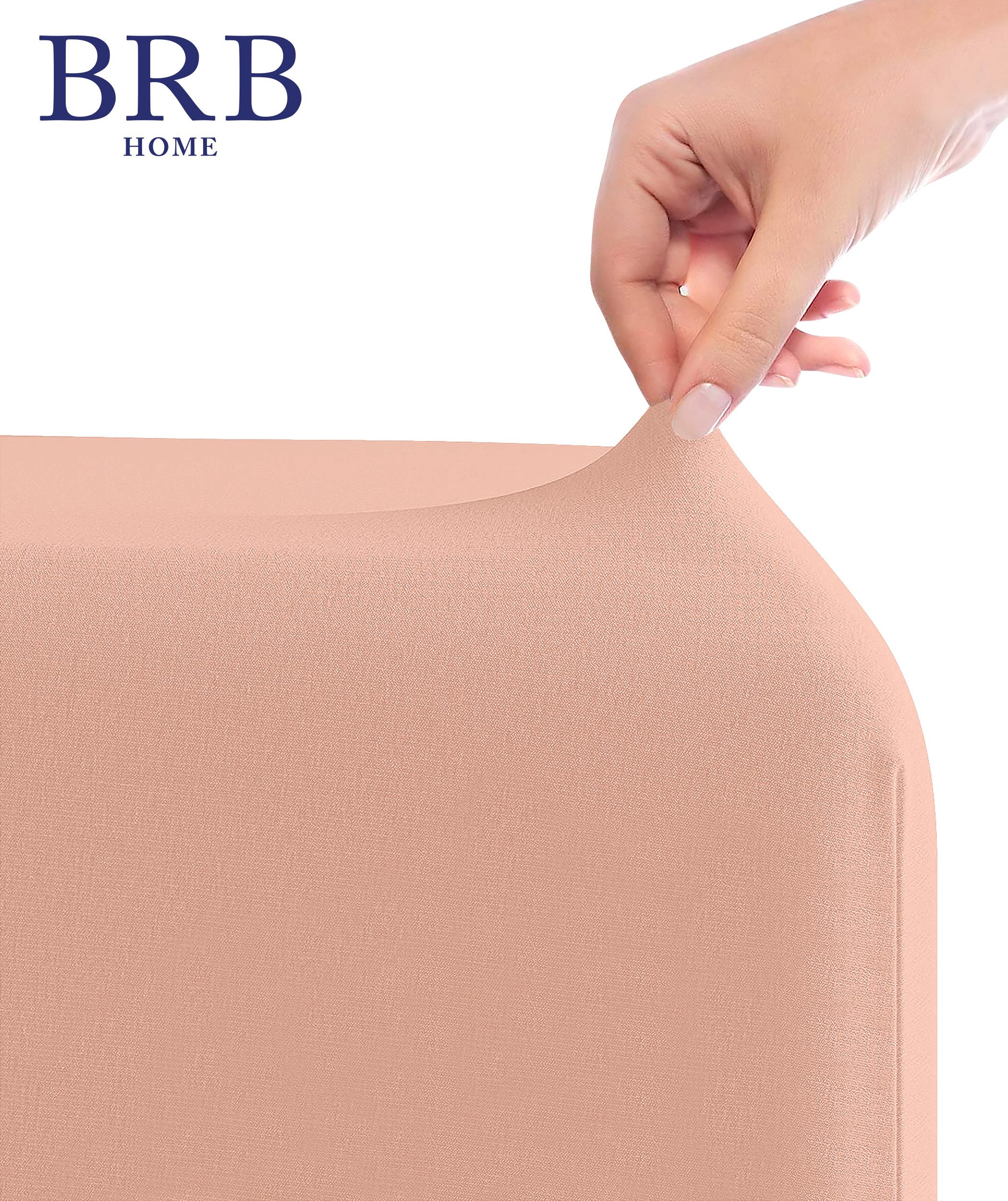 BRB HOME Spannbettlaken Spannbettuch Jersey Baumwolle Bettlaken Betttuch Mo günstig online kaufen