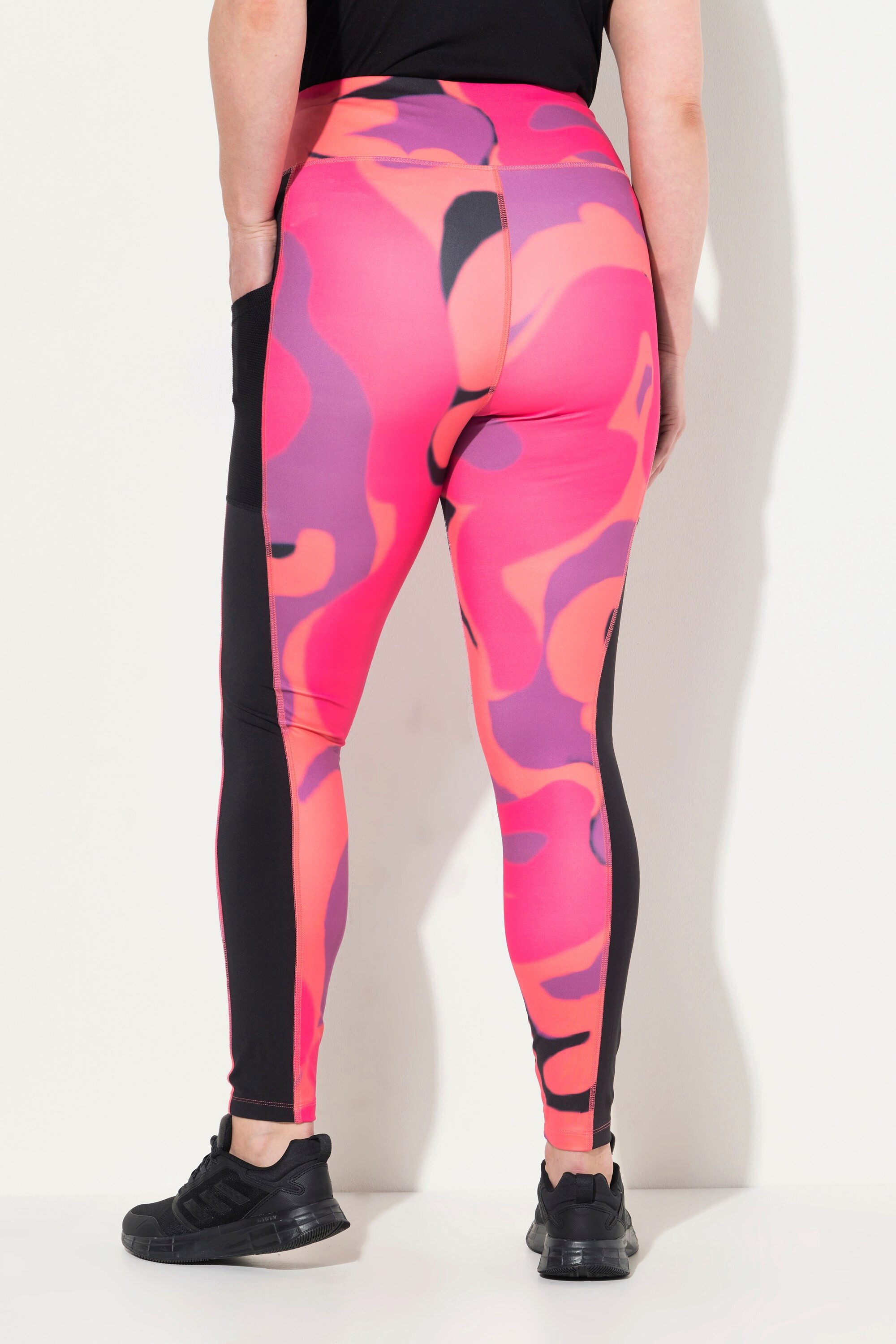 Ulla Popken Leggings Sportleggings schnelltrocknend High Waist recycelt