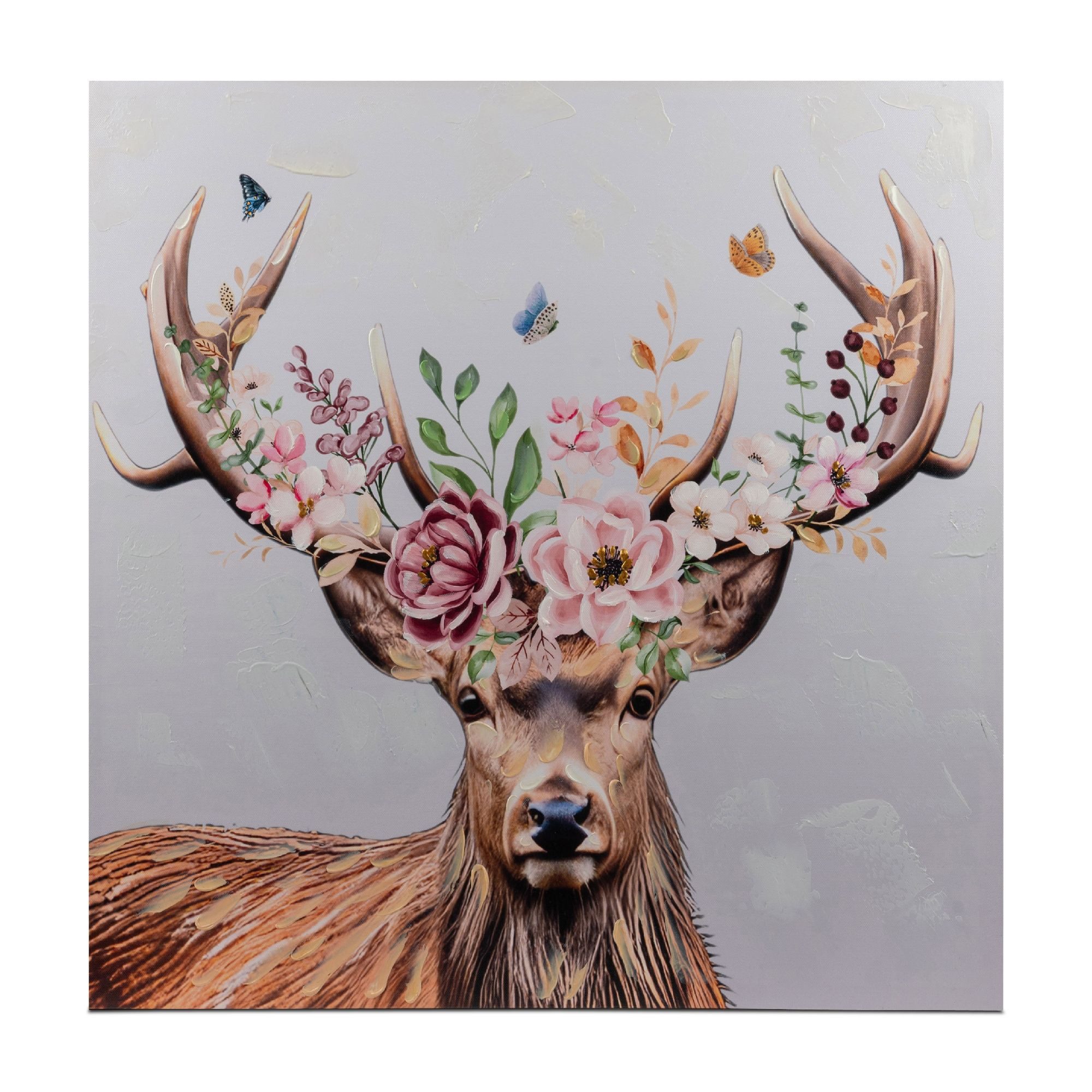 formano Wanddekoobjekt, Farbe: Mehrfarbig, Motiv: Hirsch günstig online kaufen