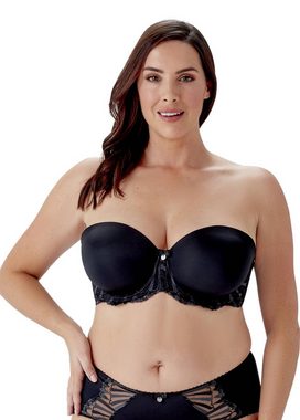 BERLEI Multiway-BH Lingerie Embrace Trägerloser Schalen BH Schwarz 75 D (Schalen BH, 1-tlg., Teilspitze)